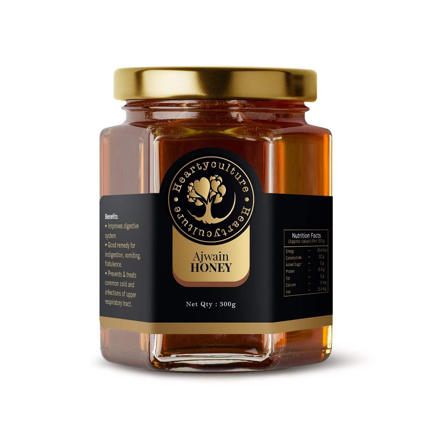 Heartyculture Ajwain Honey - 300 G - hfnl!fe