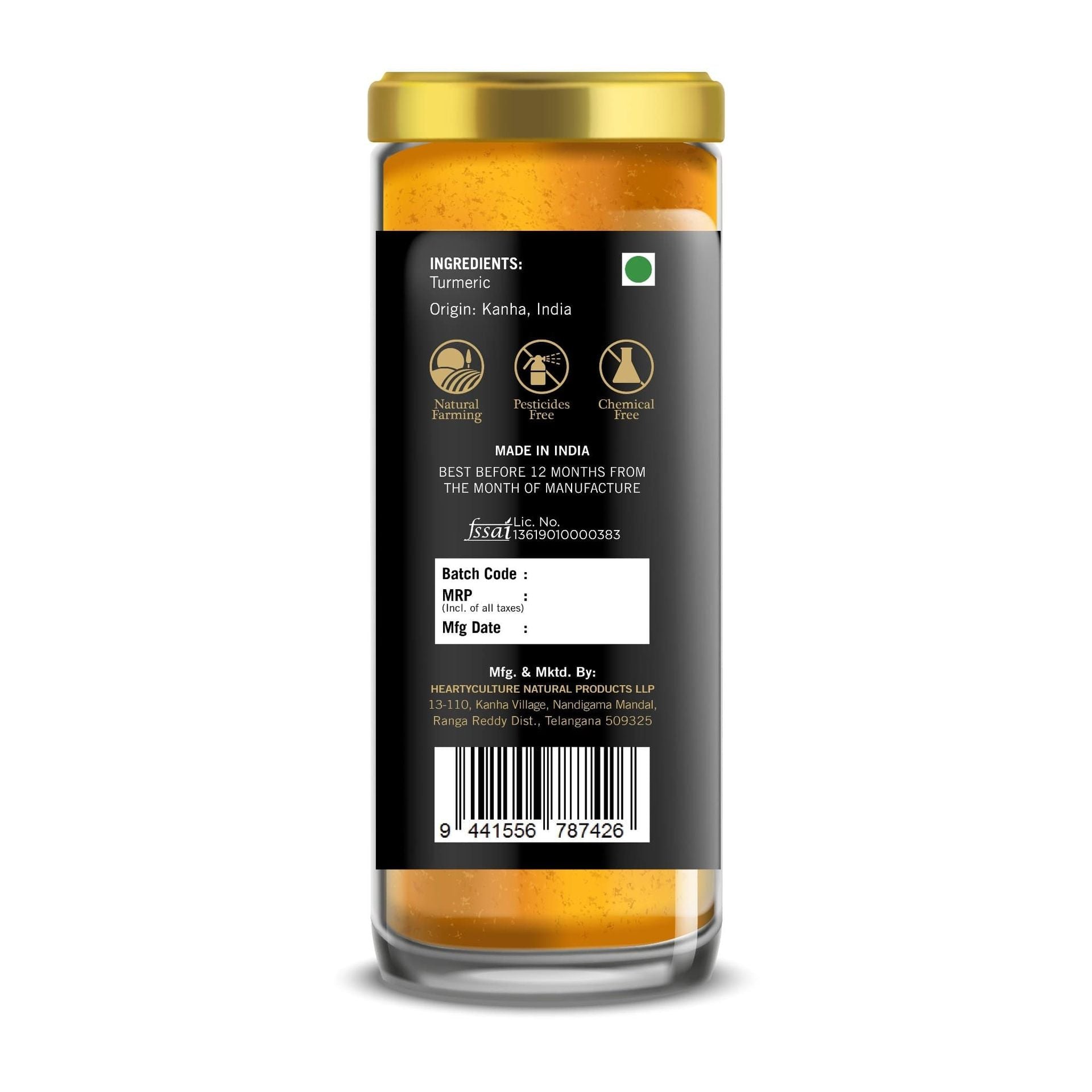 Heartyculture Turmeric Powder - 100 G - hfnl!fe