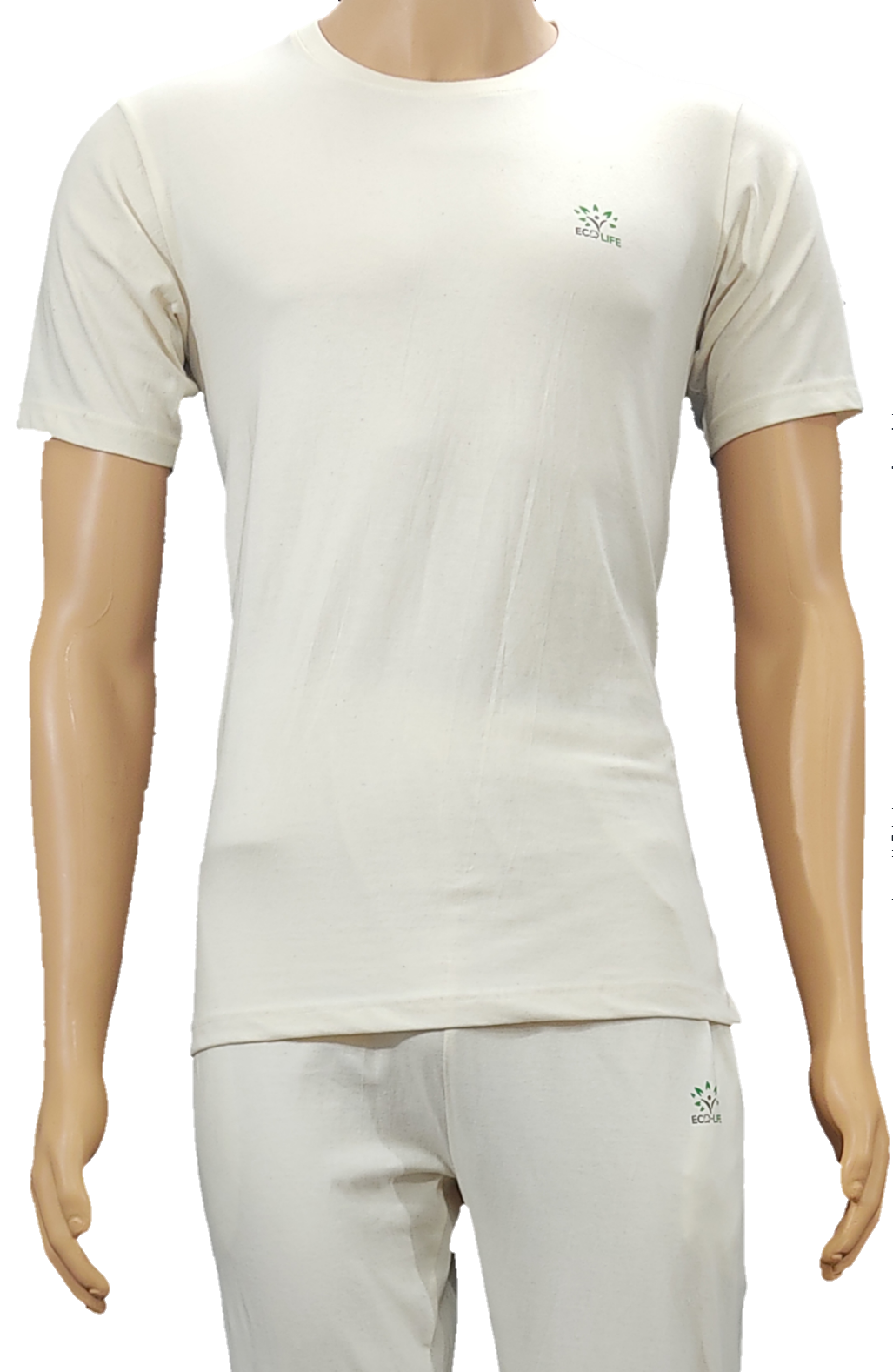 Eco Life Mens Undyed T-Shirts (Organic Cotton) - hfnl!fe