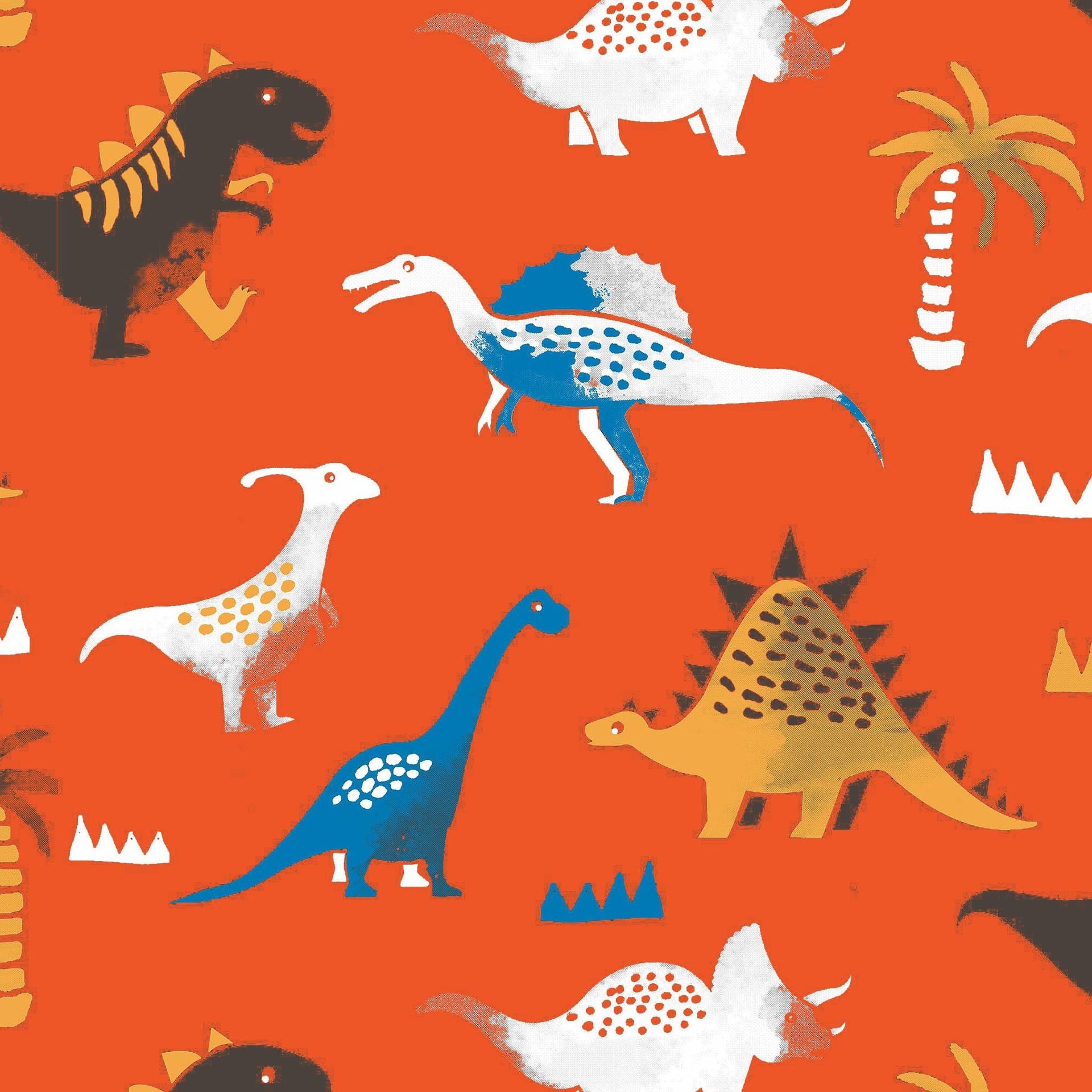 Swaas Jurassic Park 100% Cotton Antimicrobial Kids Bedsheet Set - hfnl!fe