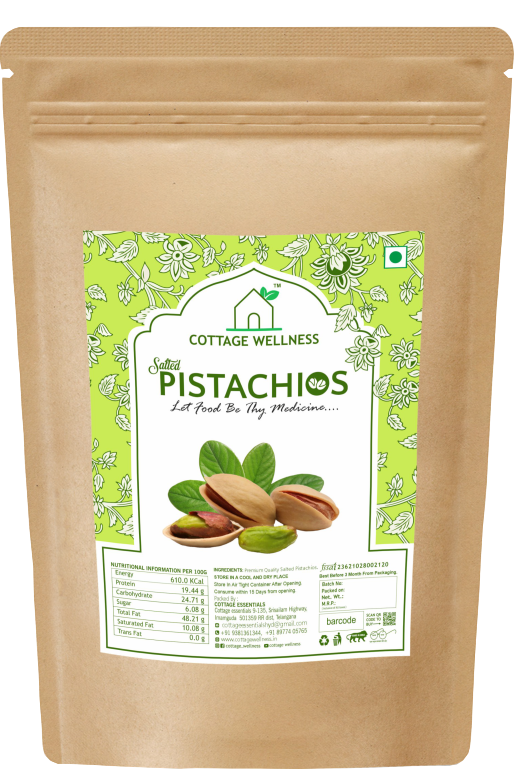 Cottage Wellness Salted Pistachios 250gm - hfnl!fe