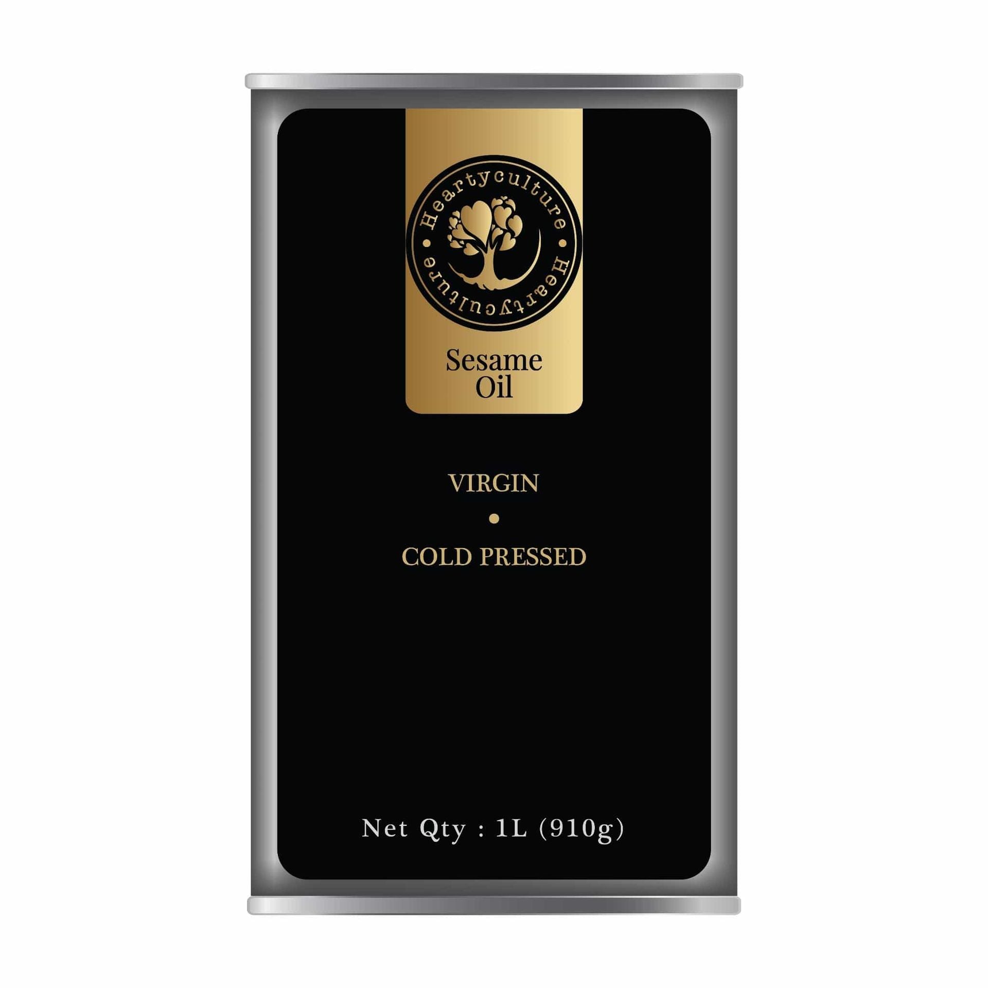 Heartyculture Cold Pressed Sesame Oil - 1 Litre - hfnl!fe