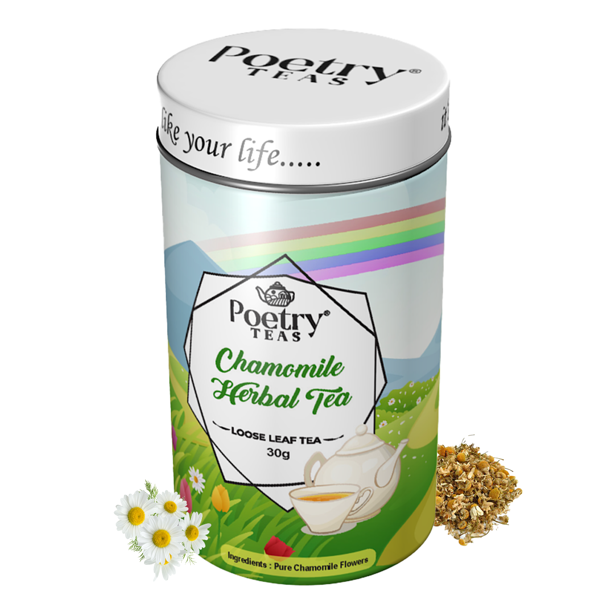 Poetry Chamomile Herbal Tea- 30g loose