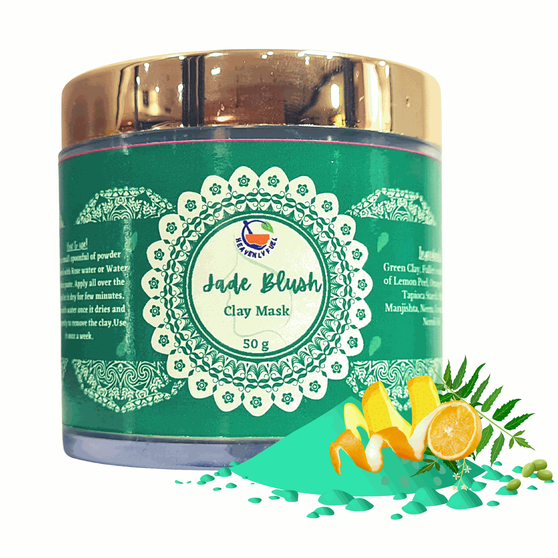 Jade Blush |Clay Mask |50g - hfnl!fe