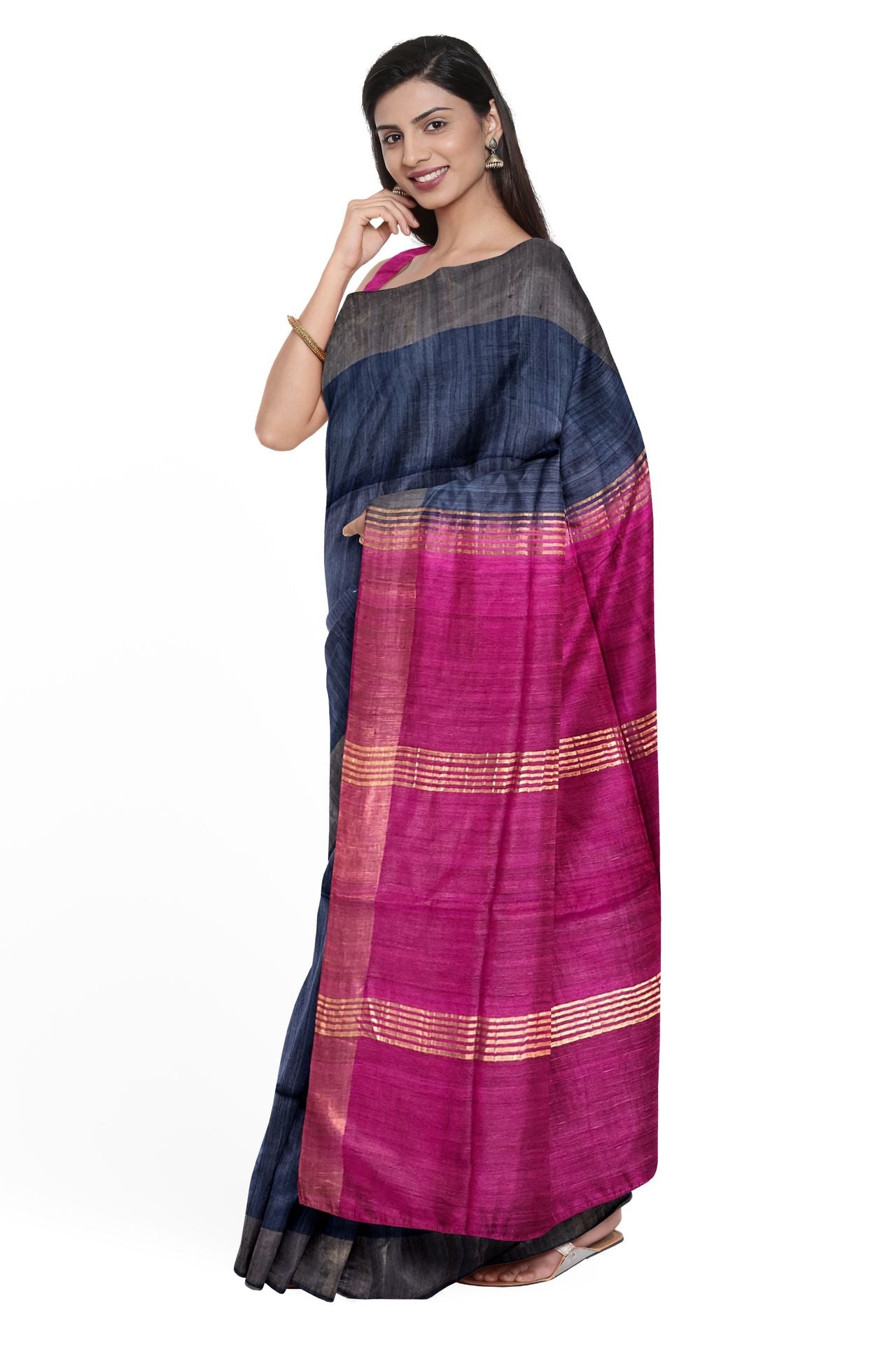 Lead Bhagalpur silk handloom saree - hfnl!fe