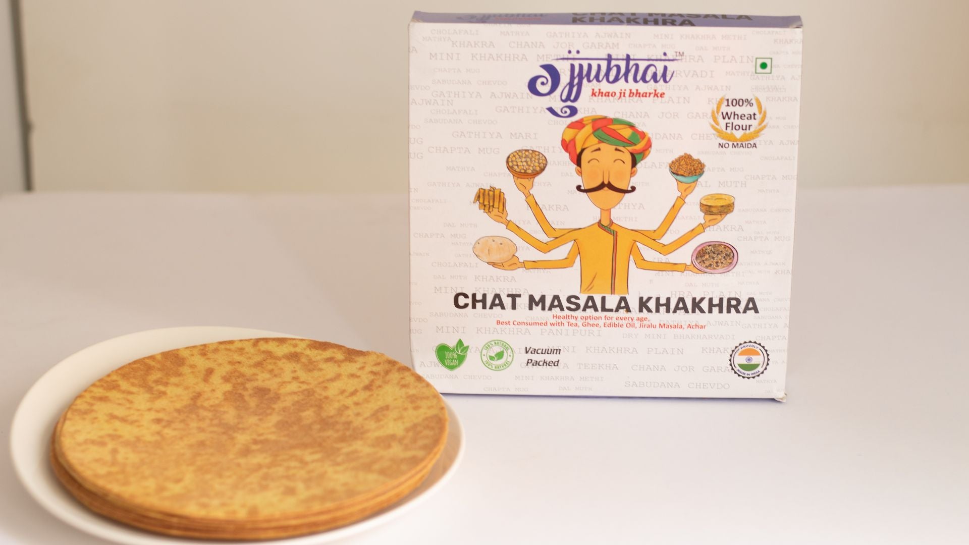 CHAT MASALA KHAKHRA COMBO (PACK OF 2) (180GX2) - hfnl!fe