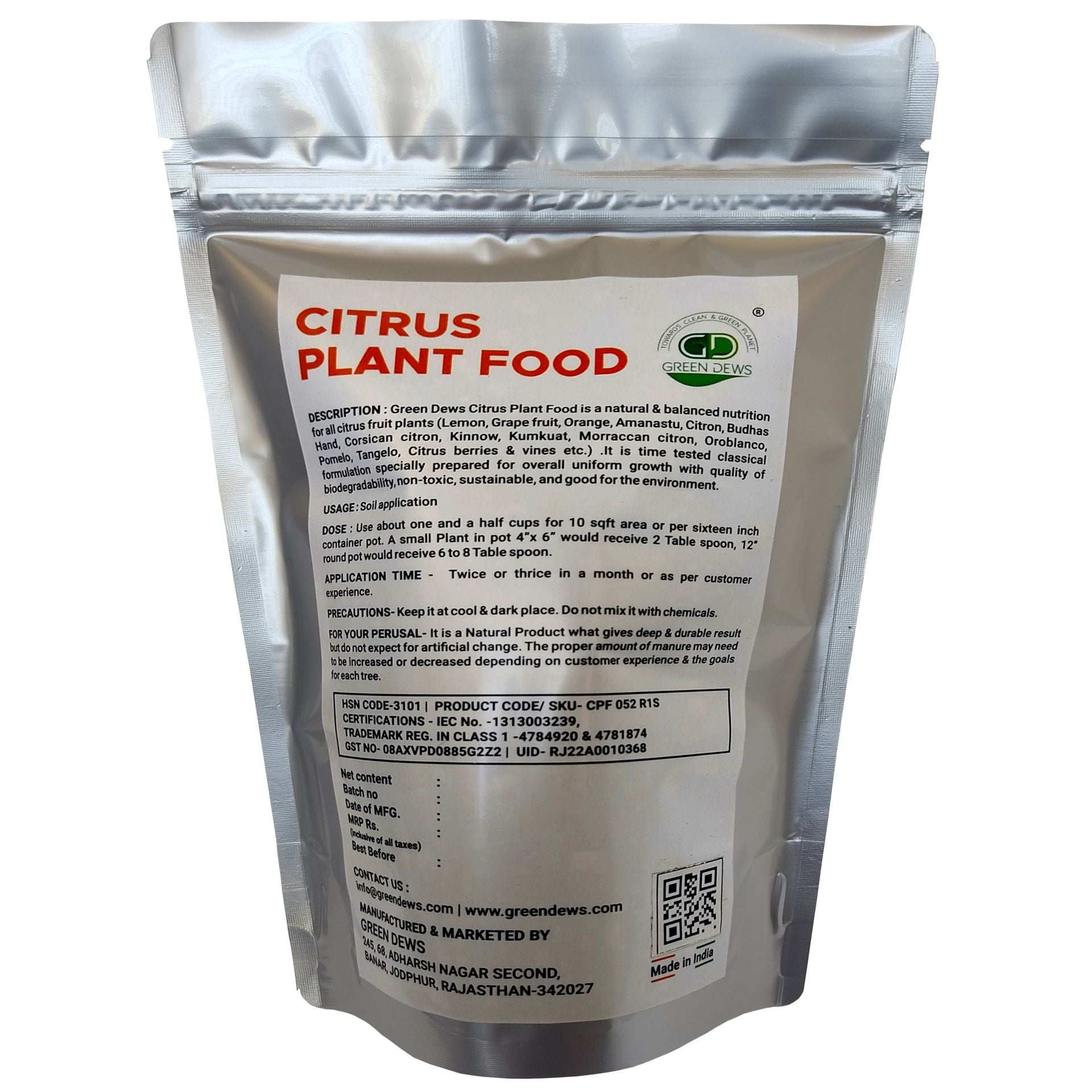 Green Dews Fertilizer For Lemon Plant Organic Granules To Boost More Flowering Fruiting Growth Of All Type Of Citrus Trees - hfnl!fe