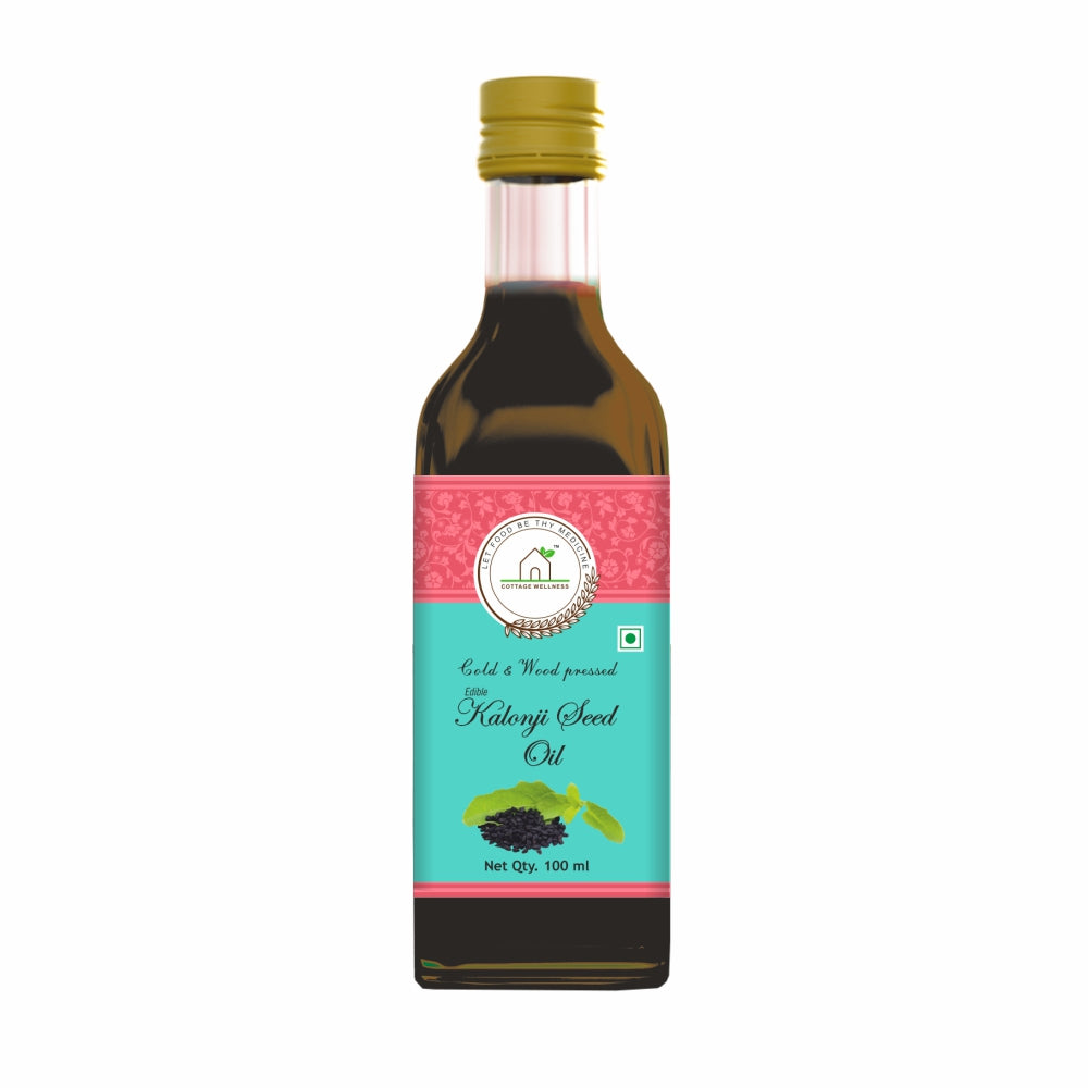 Cottage Wellness Kalonji Oil Cold and Wood Pressed Edible 100 ml - hfnl!fe