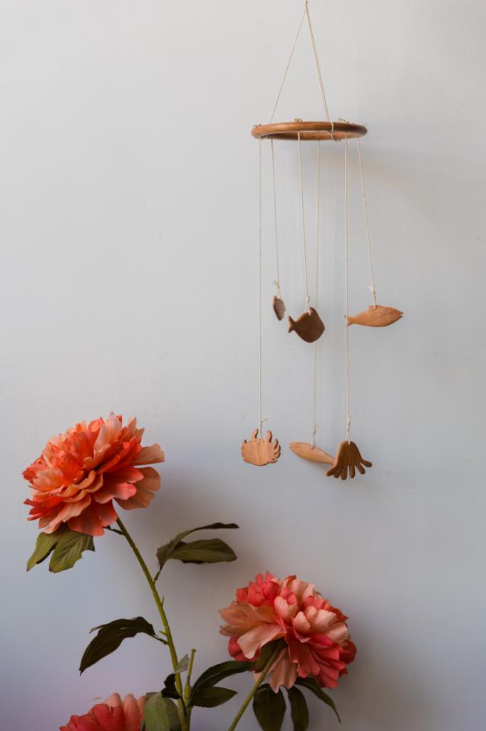Kindora Montessori Wooden Ocean Baby Mobile
