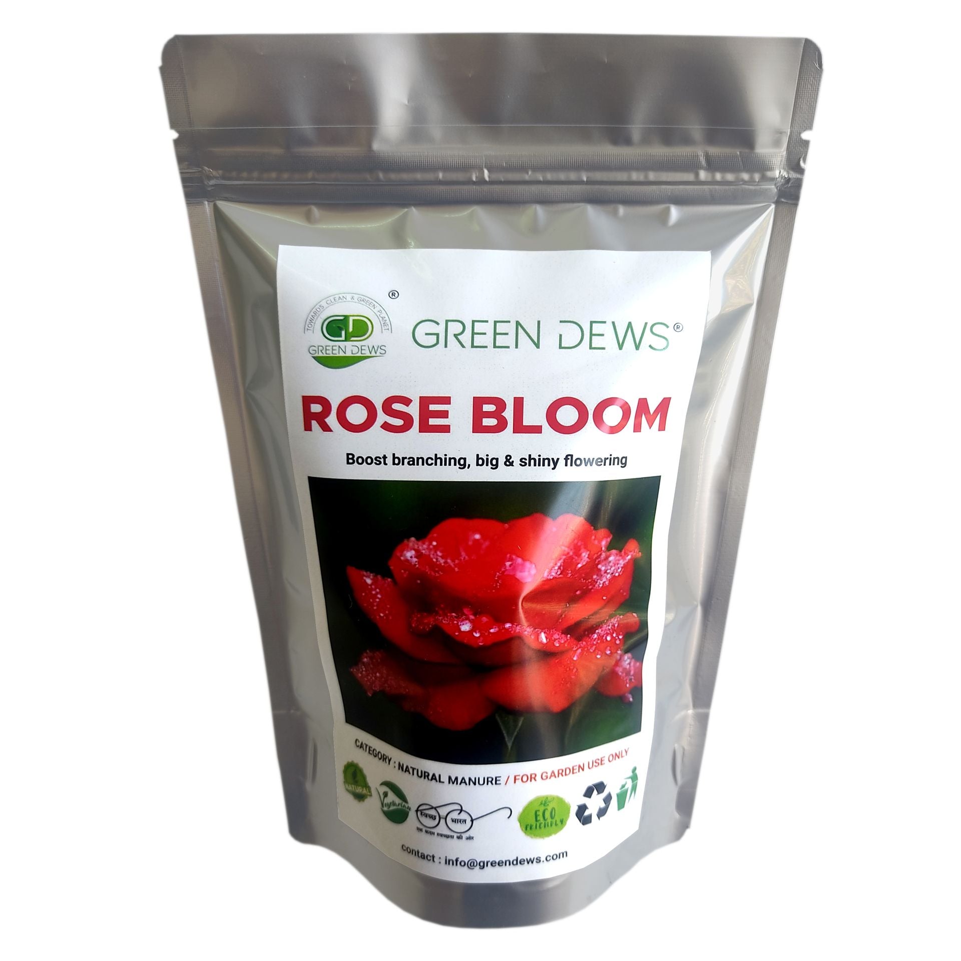 Green Dews Rose Plant Food Fertilizer For Flowering And Growth Organic Rose Bloom Granules Rose Flower Booster - hfnl!fe
