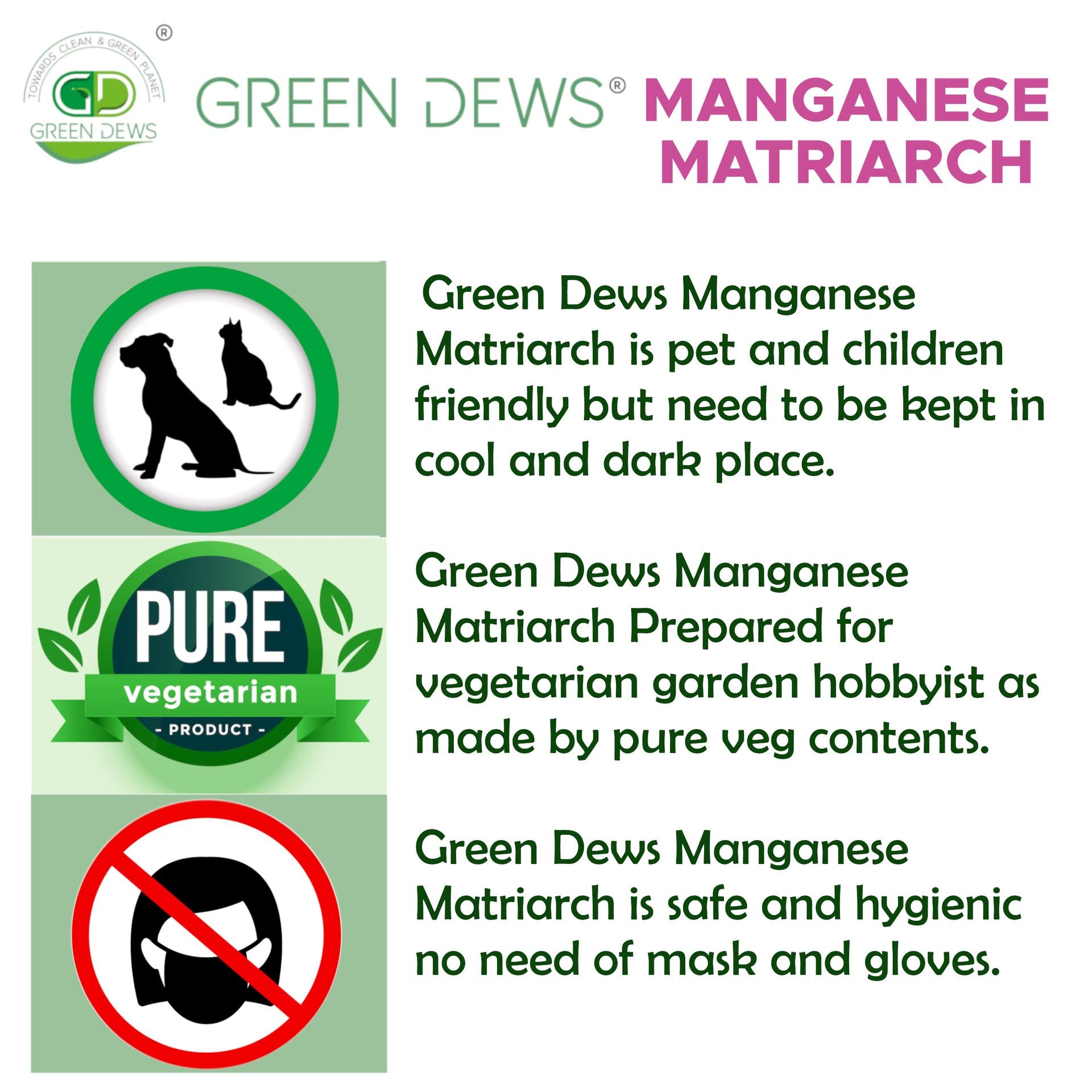 Green Dews Manganese Fertilizer For Plants Organic Liquid MANGANESE MATRIARCH Substitute Of Manganese Sulphate Edta Chelated Manganese Micro Nutrient - hfnl!fe