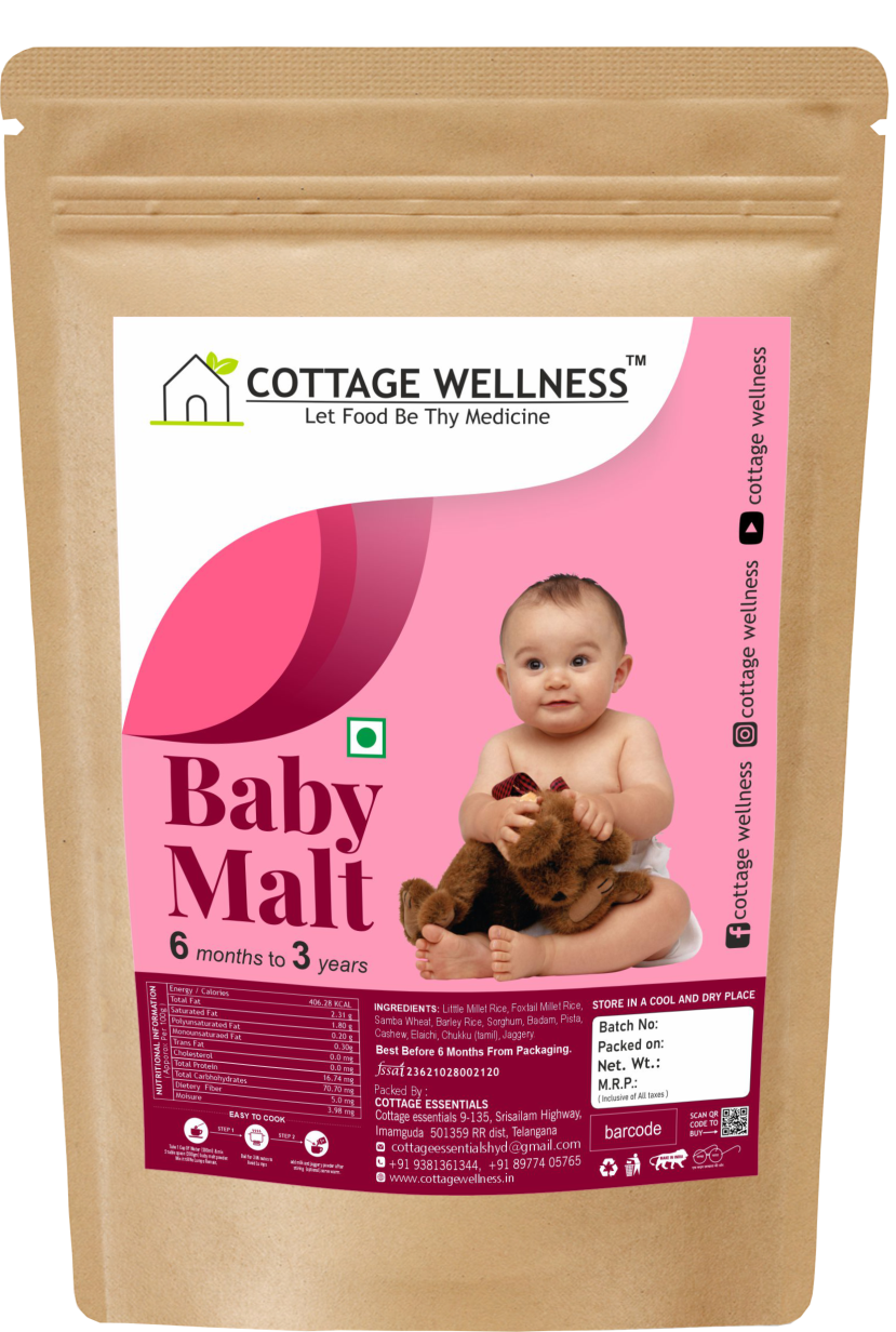 Cottage Wellness Baby Malt 250gm - hfnl!fe