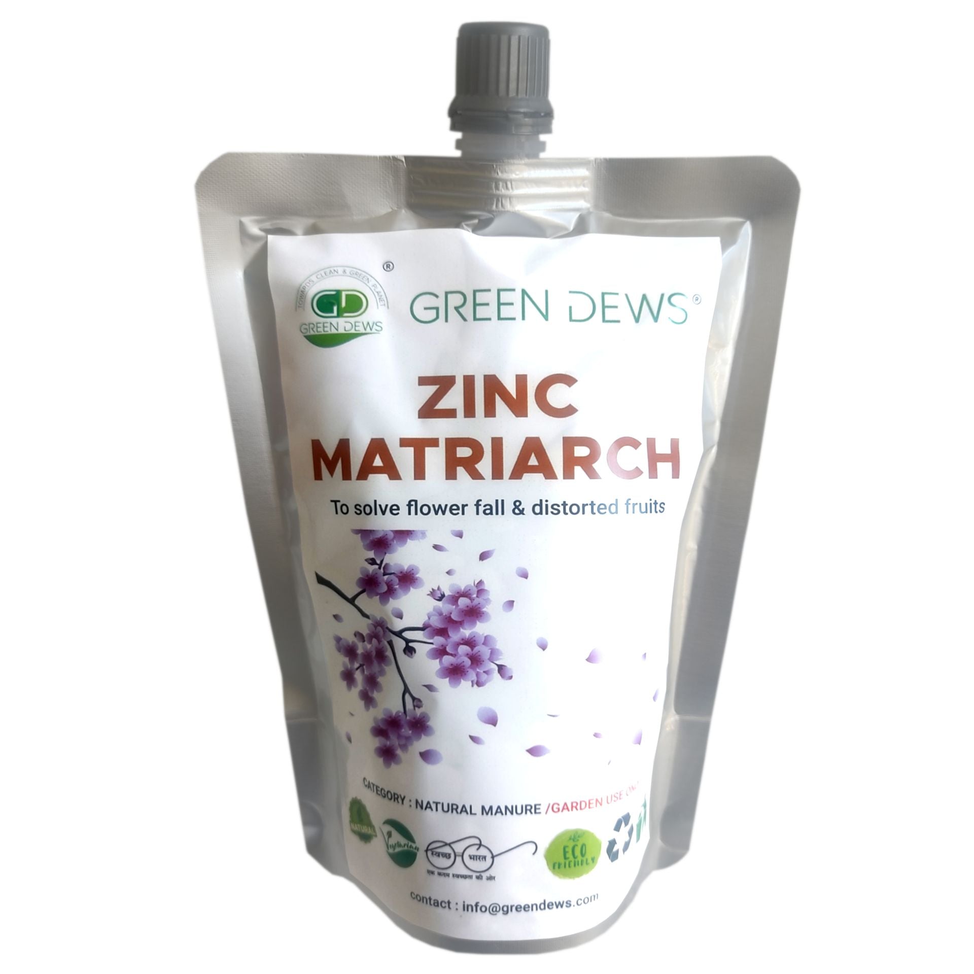 Green Dews Zinc Matriarch Organic Zinc Fertilizer for Plants to Solve Flower Fall for Indoor outdoor Plants Fertilizers for Home Gardening - hfnl!fe