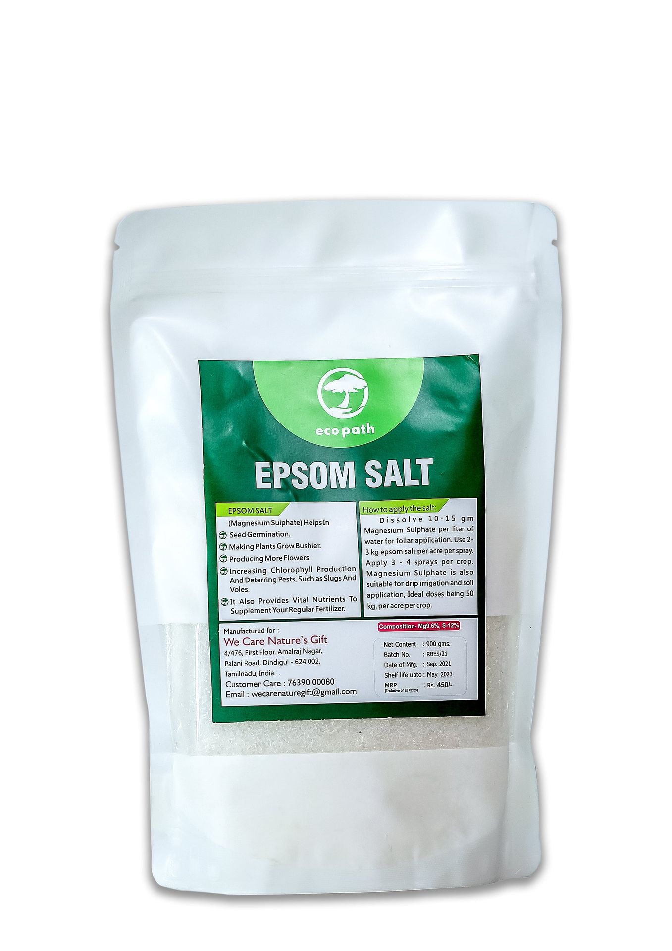 Ecopath Epsom Salt ( Magnesium Sulfate) - hfnl!fe