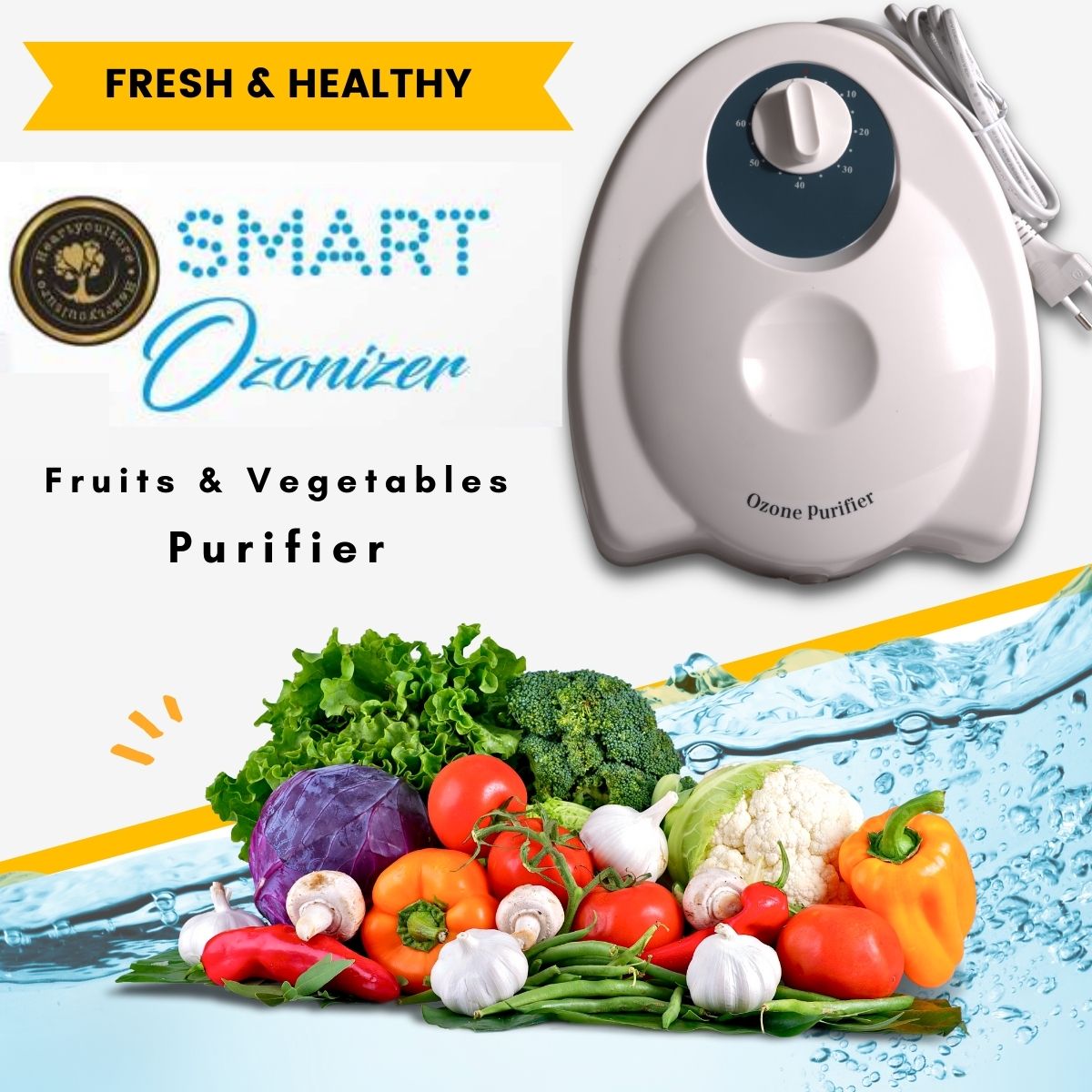 Heartyculture's Smart Portable Multifunctional Ozonizer - hfnl!fe