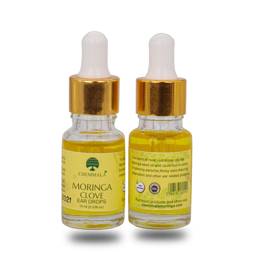 Chemmala Moringa & Clove Oil Ear drops - hfnl!fe