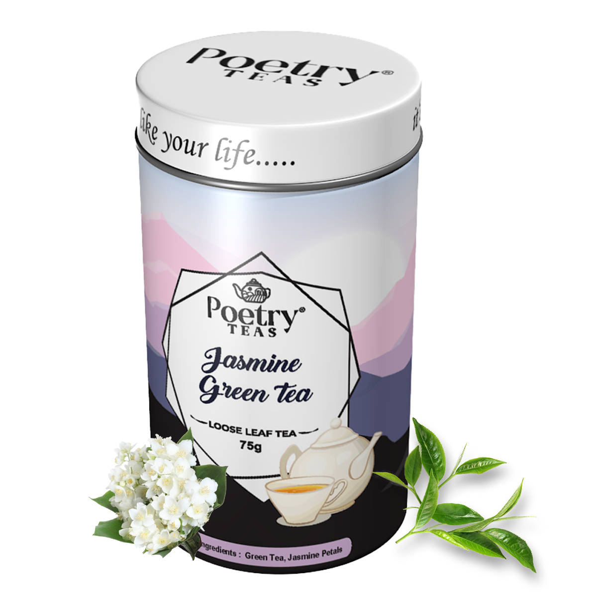 Poetry Jasmine Green Tea - 75g Loose Leaf