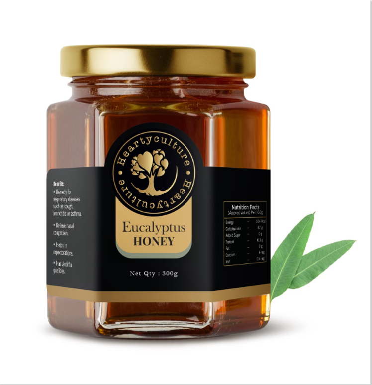 Heartyculture Eucalyptus Honey - 300 G - hfnl!fe