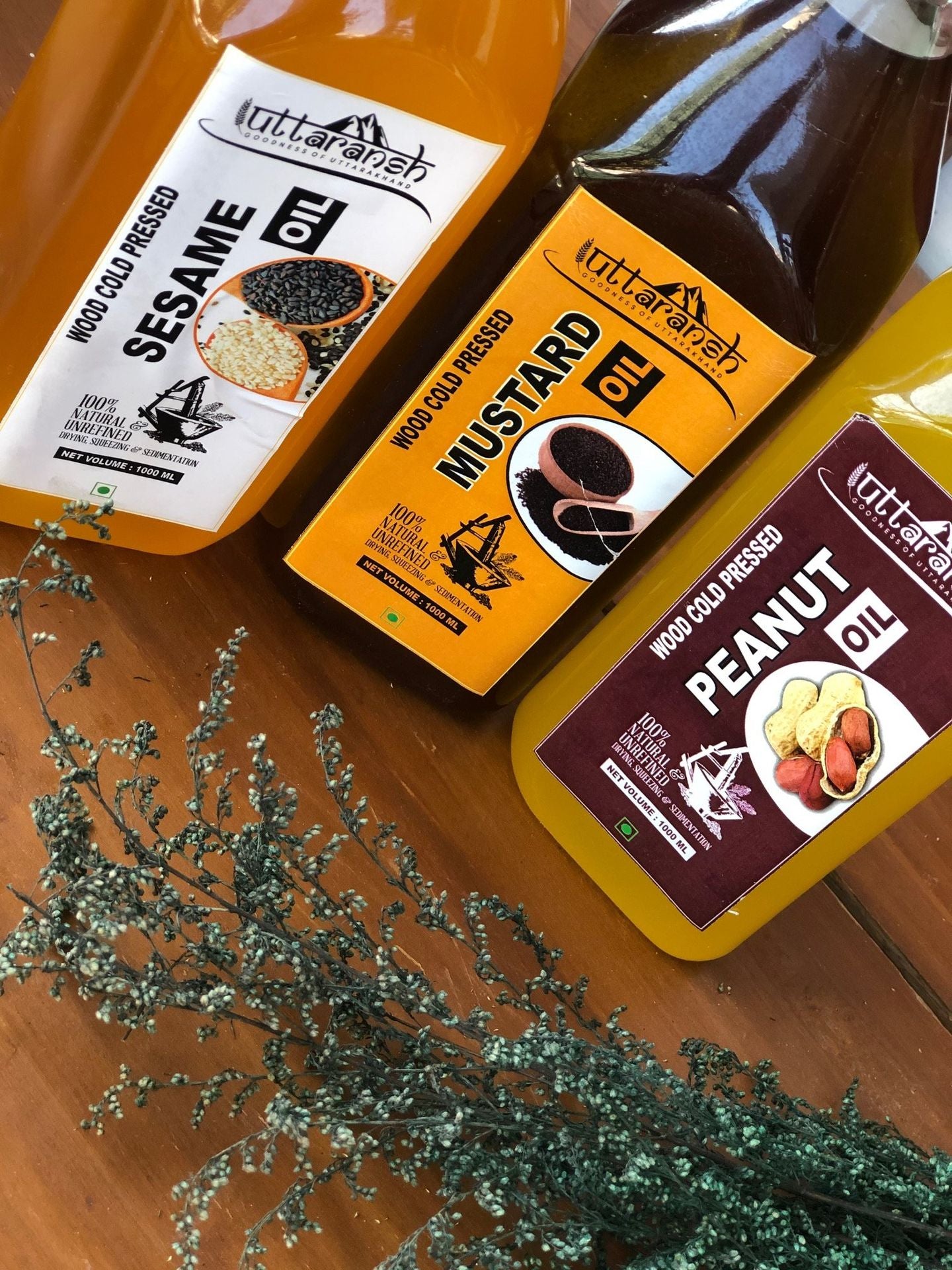 Uttaransh Cold Pressed Mustard Oil - hfnl!fe