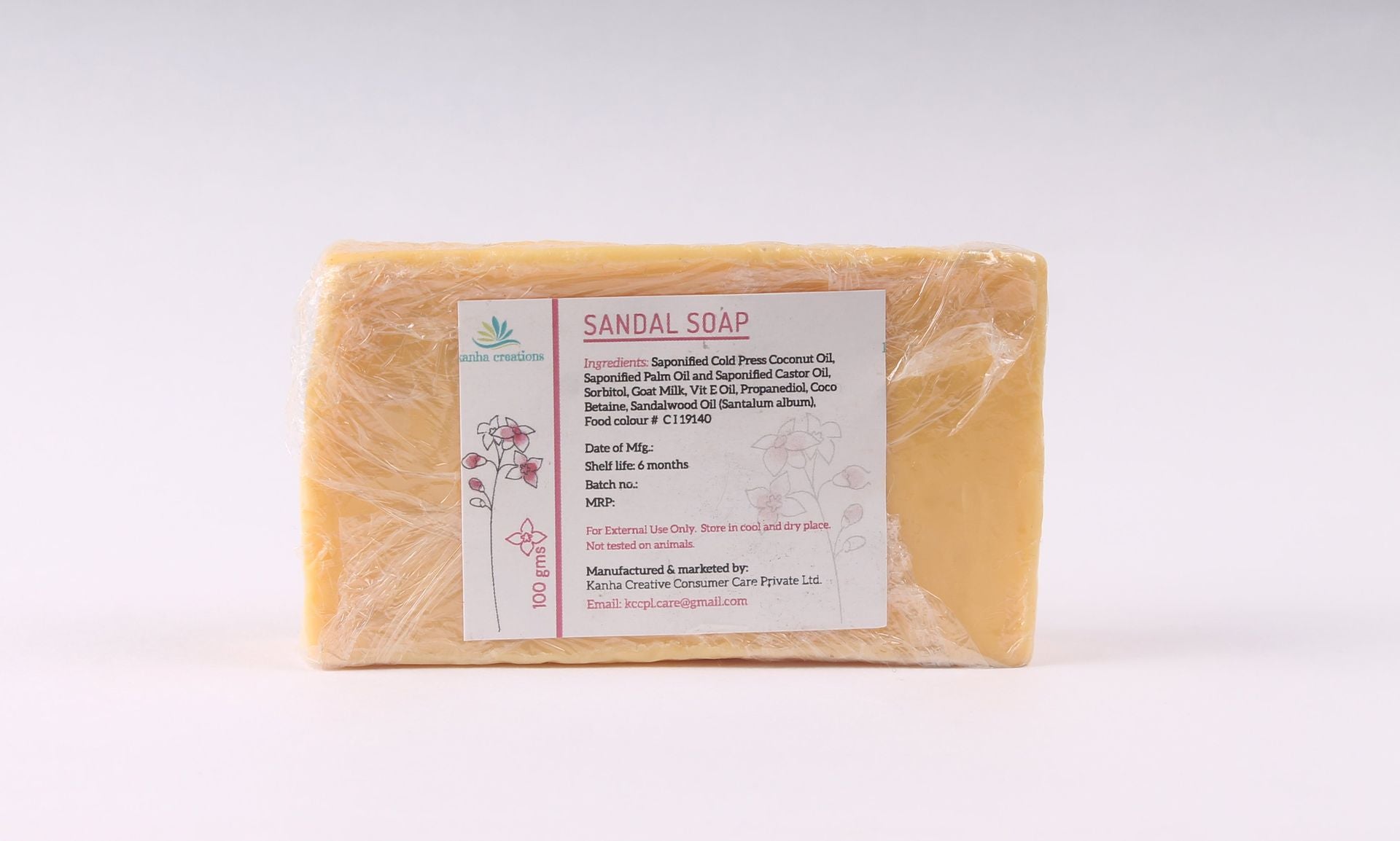 Kanha Creation Sandal Hand Made Soap - hfnl!fe