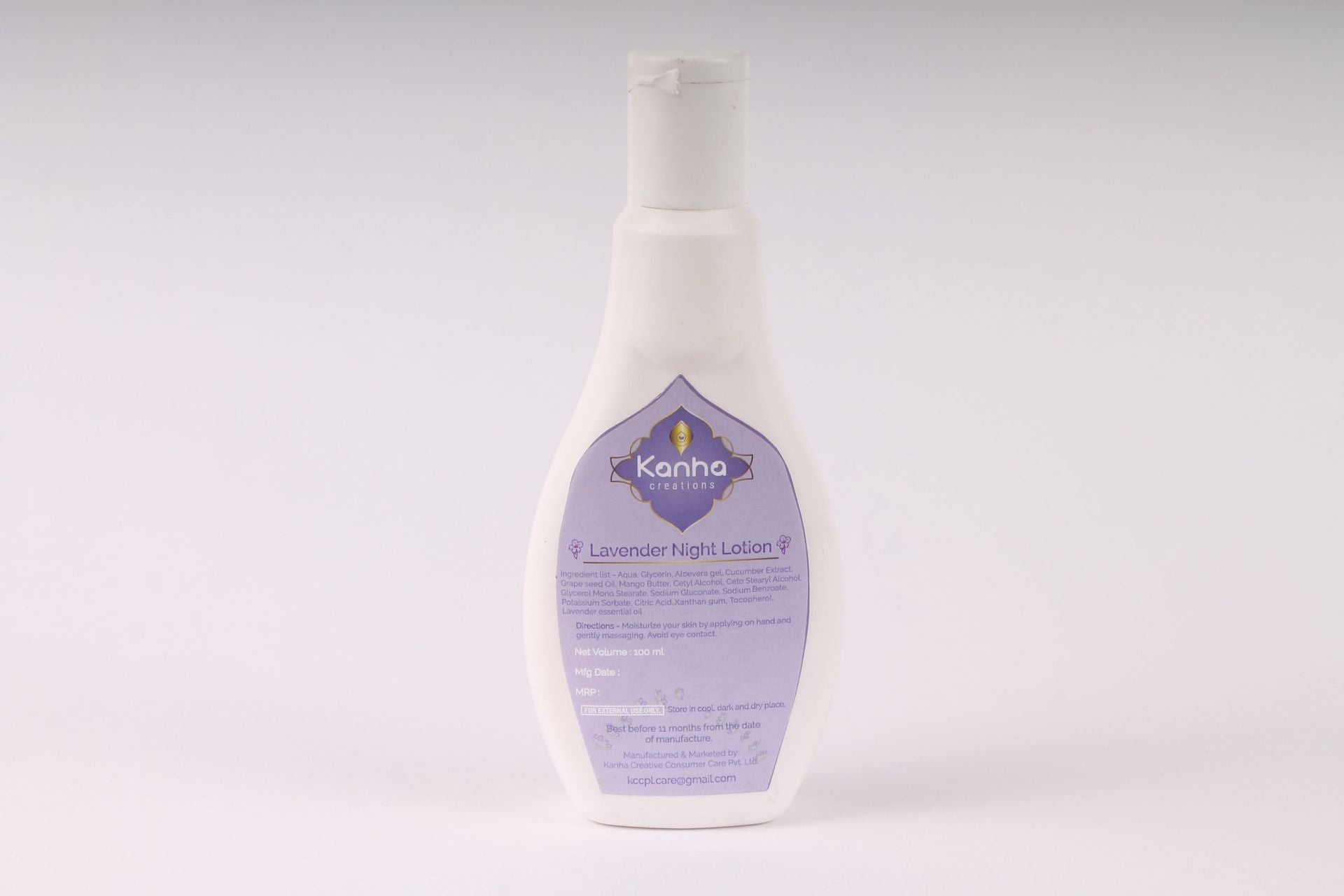 Kanha Creation Hand made Lavender Lotion - hfnl!fe