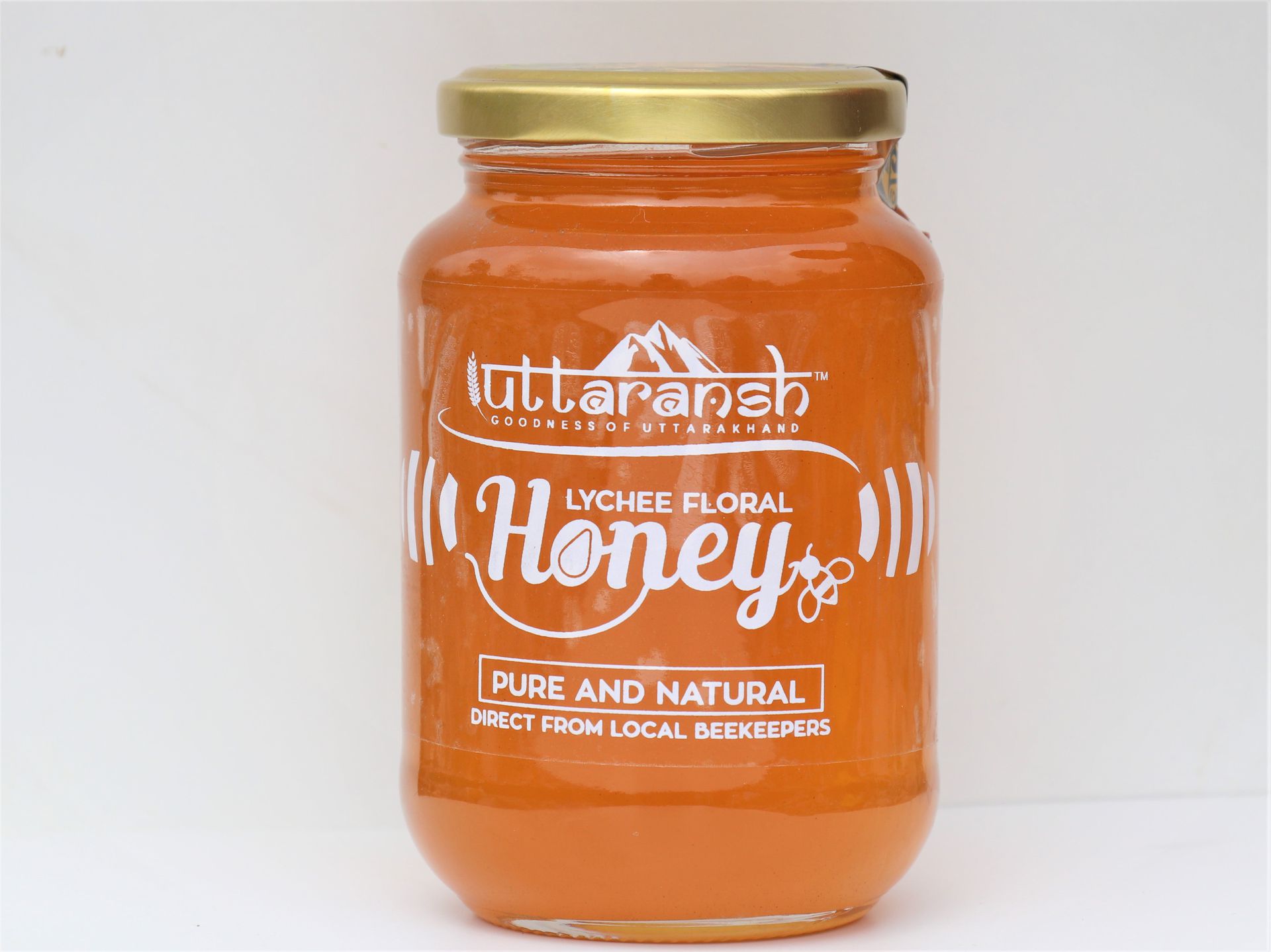 Uttaransh Lychee Floral Honey 500gms - hfnl!fe