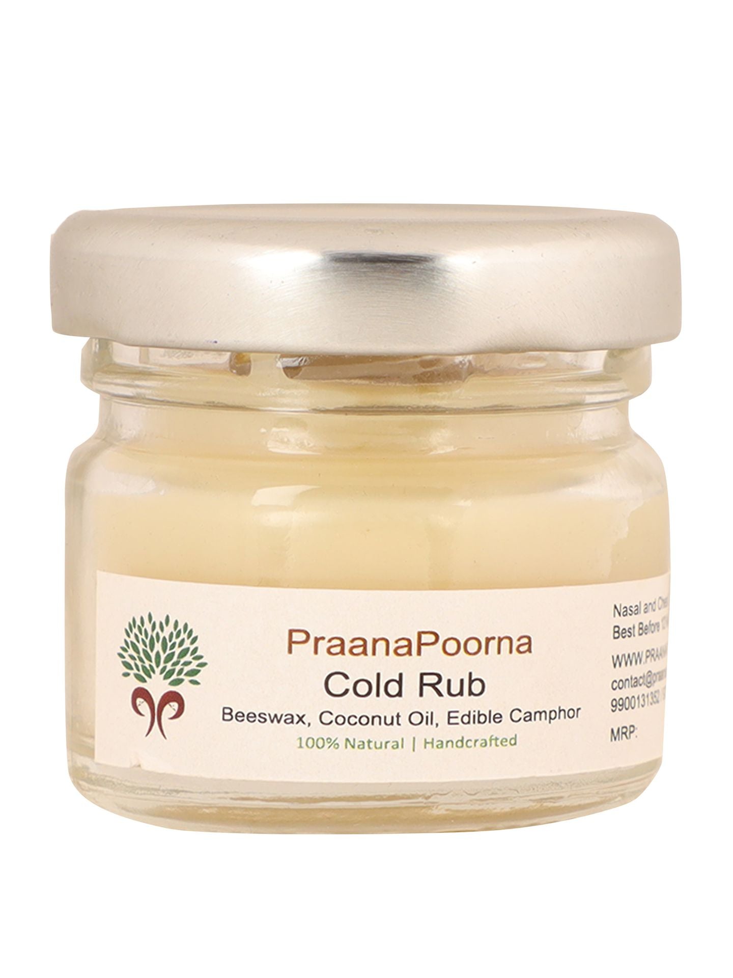 Praanapoorna Natural Cold Rub - hfnl!fe