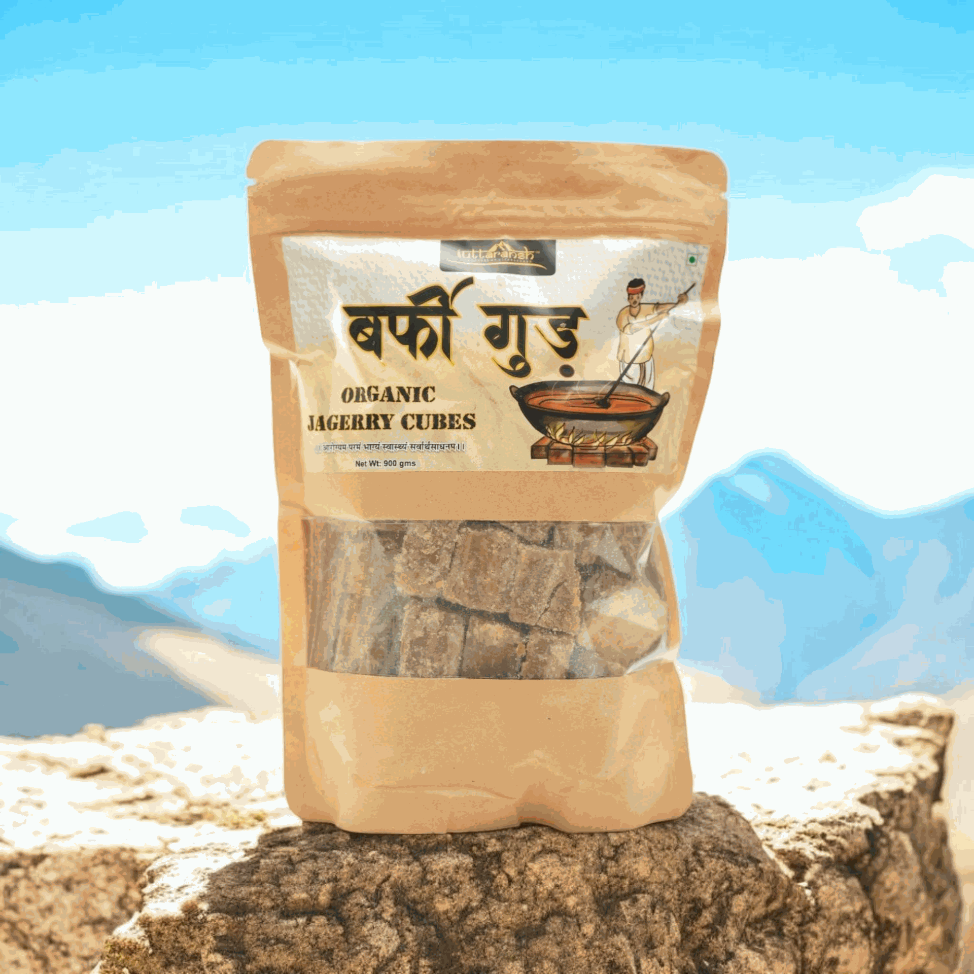 Uttaransh Organic Natural Jaggery Cubes 2kg