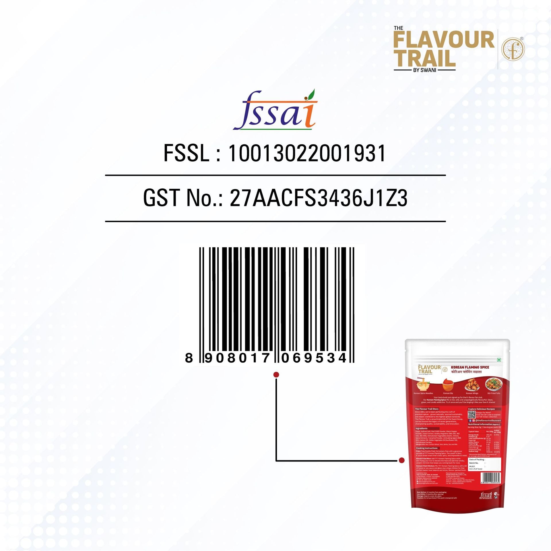 The Flavour Trail - Pure & Natural Korean Flaming Spice
