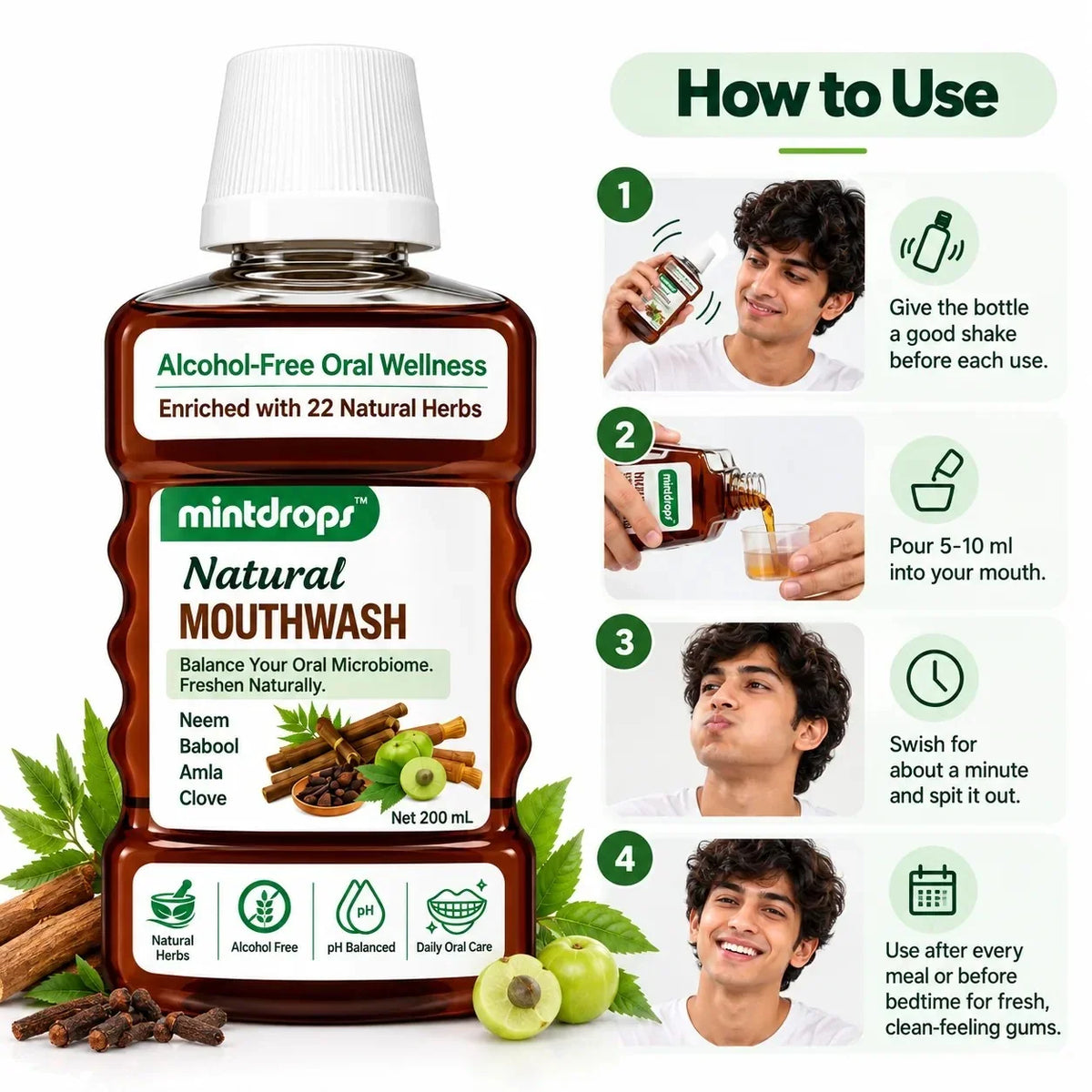 Mintdrops Natural Mouthwash
