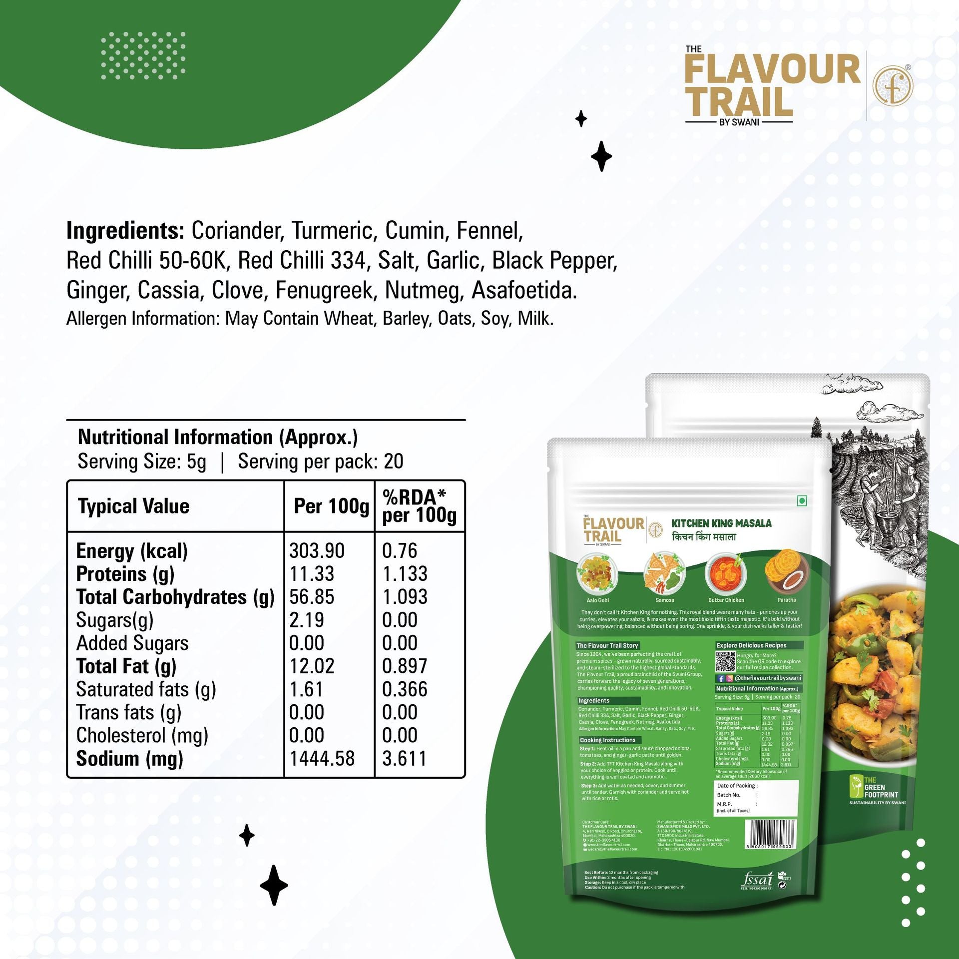 The Flavour Trail - Pure & Natural Kitchen King Masala