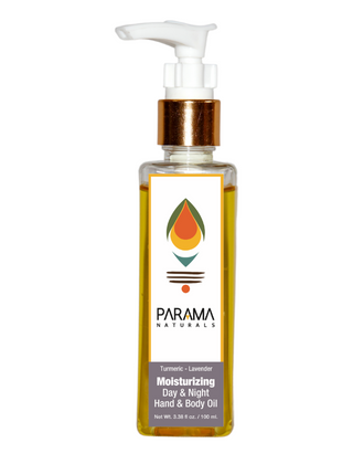 Parama Naturals Lavender-Turmeric Moisturizing Face & Body Oil, 100ml