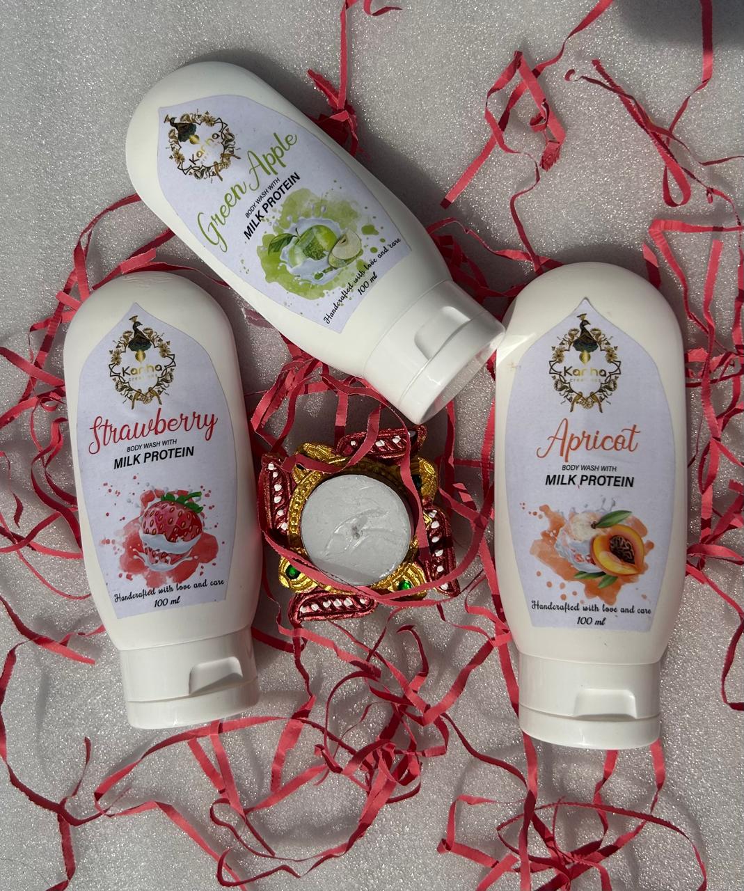 Kanha creations Diwali Hamper of pack of 3 Fruity Body Wash