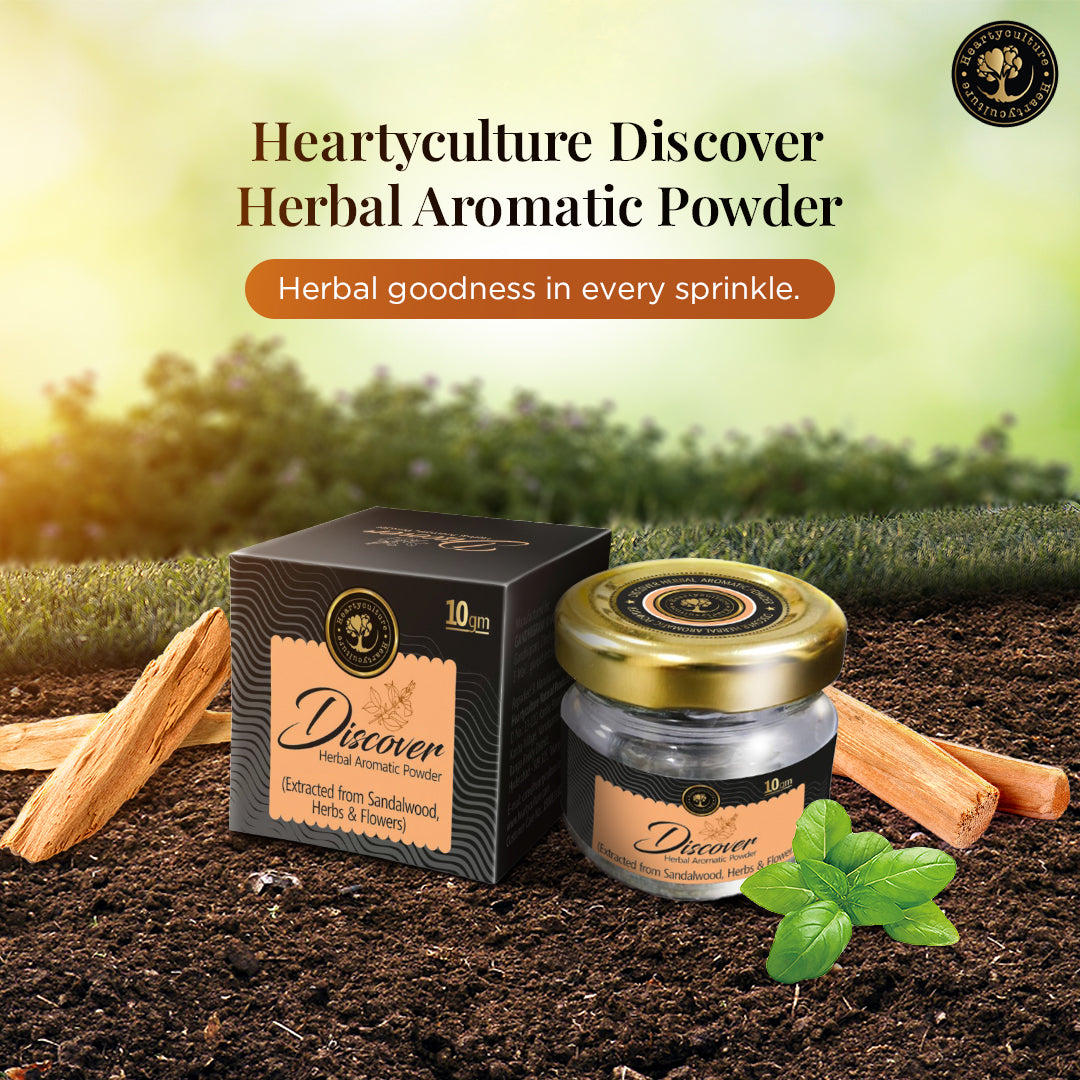 Heartyculture Discover Herbal Aromatic Powder- 10 Gm