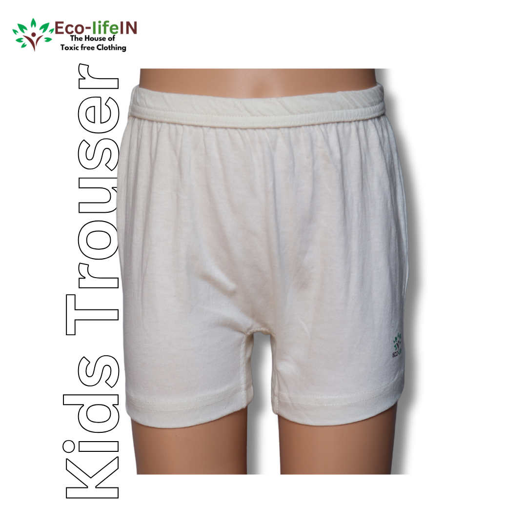 Eco-Life Kids Unisex Organic Toxic free Cotton Inner Shorts-3 pieces in a pack