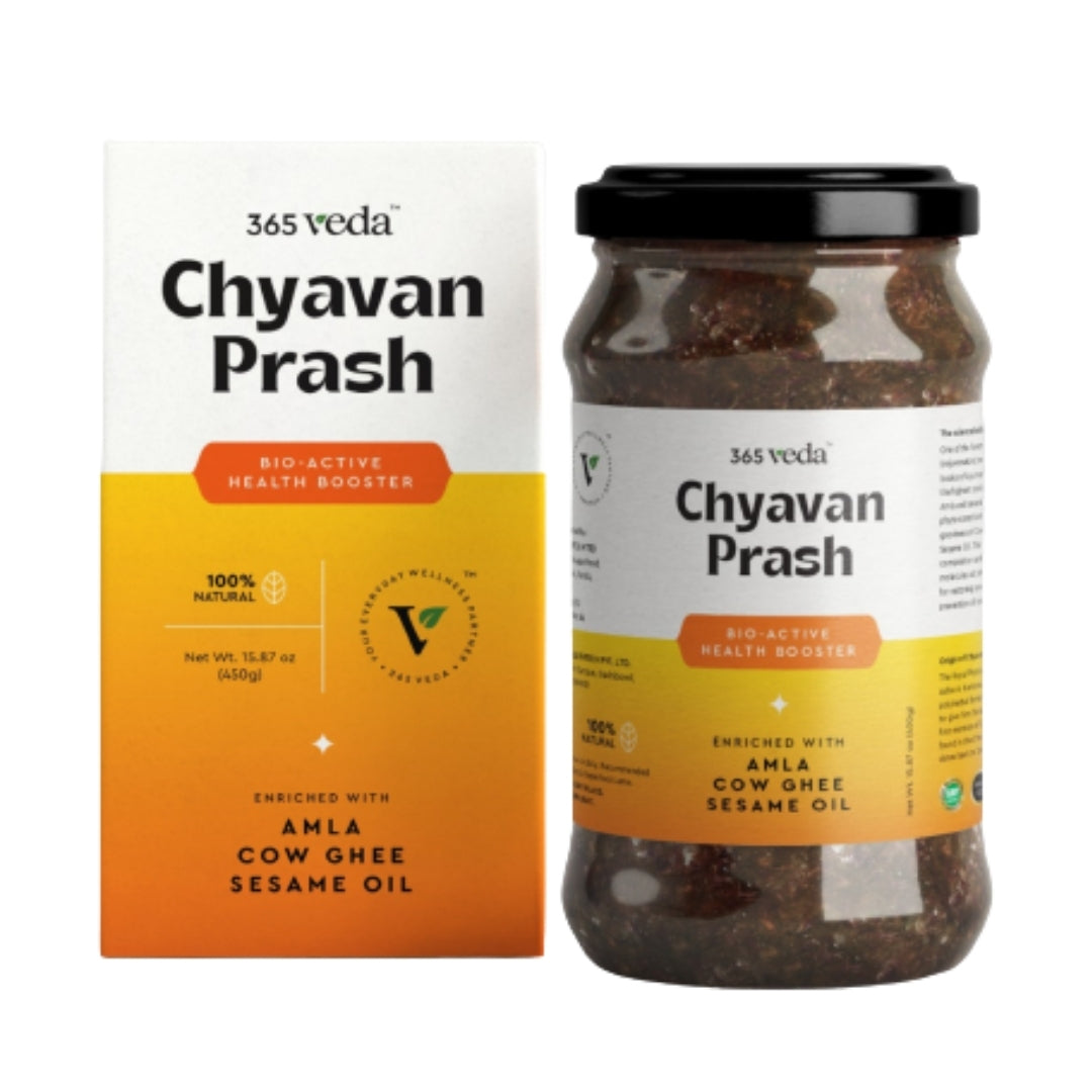 365veda Chyavanprash | Made with Jaggery | Anti-aging formulation | 450G