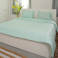Moonlight Jade, 300TC, Step Design Bedsheet Set
