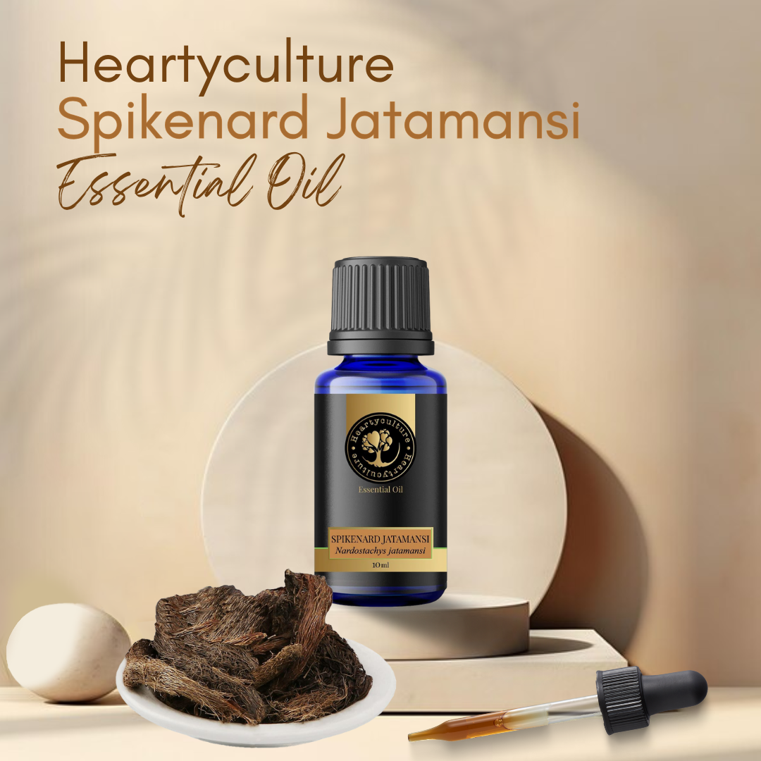 Heartyculture SpiKenard Jatamansi Essential Oil - 10 ml