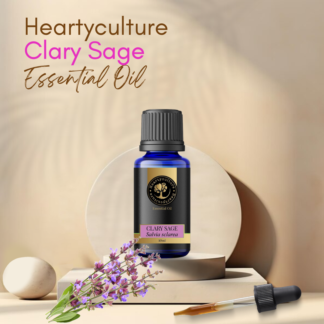 Heartyculture Clary Sage Essential Oil - 10 ml