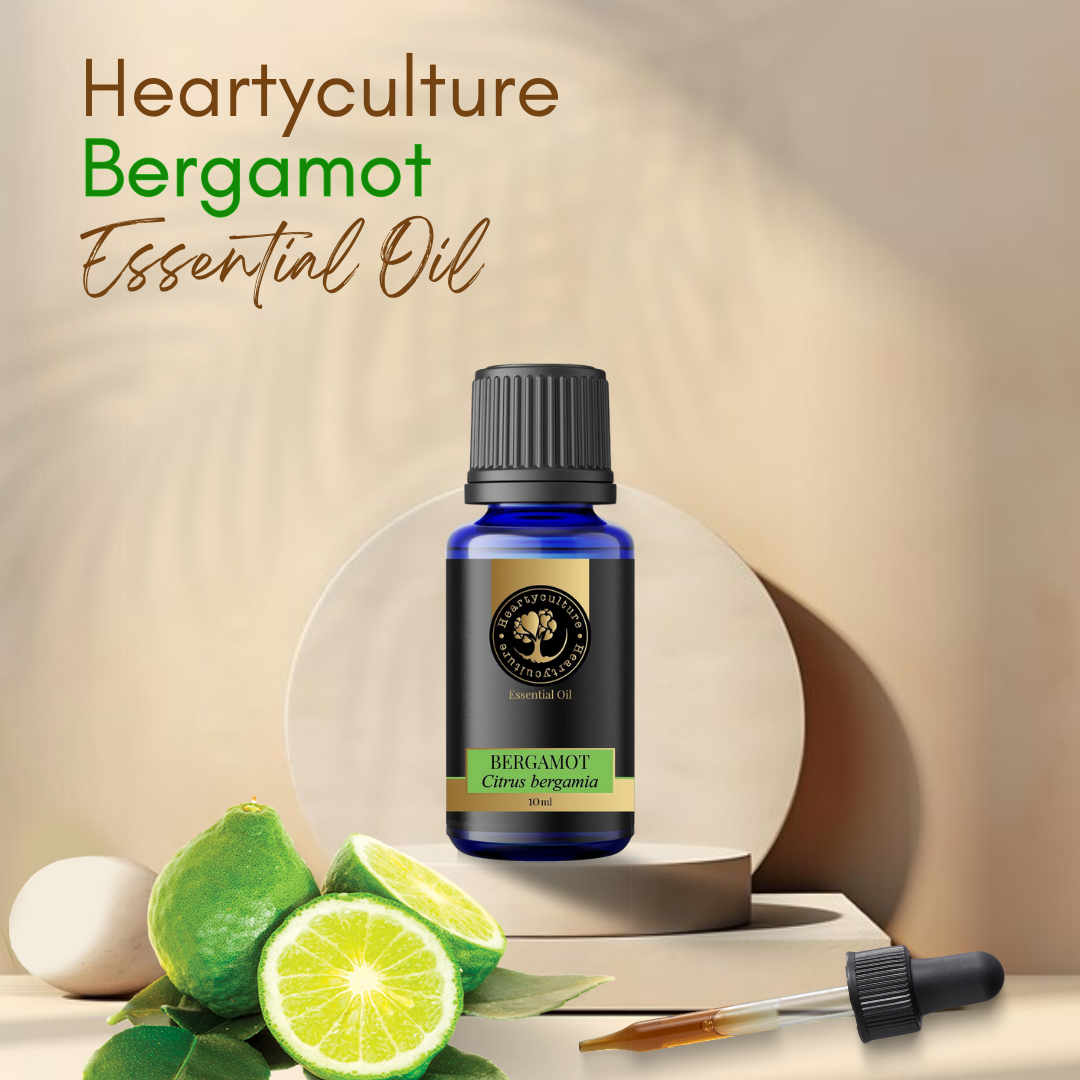 Heartyculture Bergamot Essential Oil - 10 ml