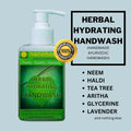 NANOHERBS HERBAL HYDRATING HANDWASH (SPECIAL HANDMADE AYURVEDIC HANDWASH) Set of 3 + 1 FREE