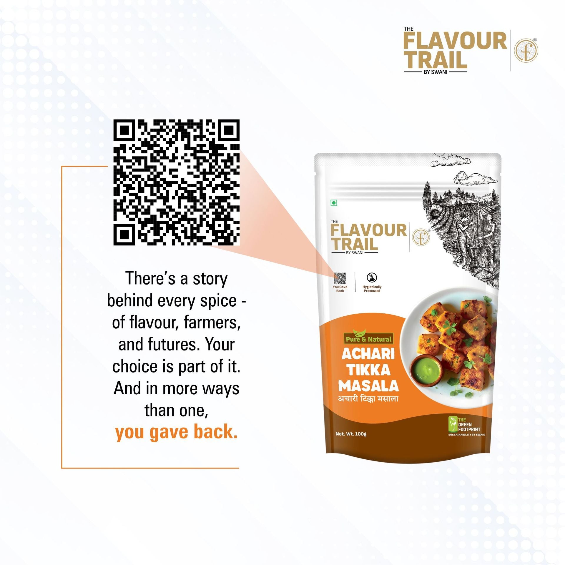 The flavour trail - Pure & Natural Achari Tikka Masala