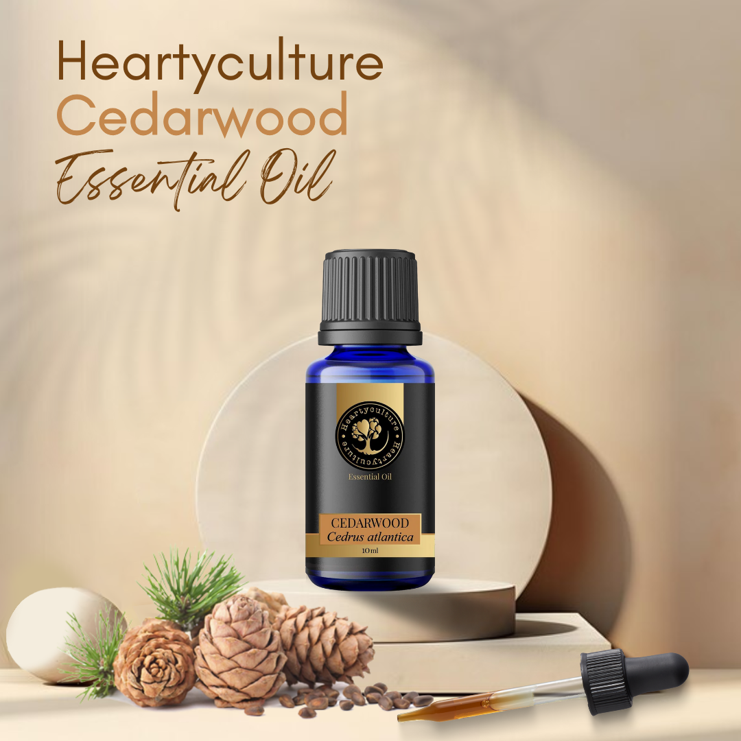 Heartyculture Cedarwood Essential Oil - 10 ml