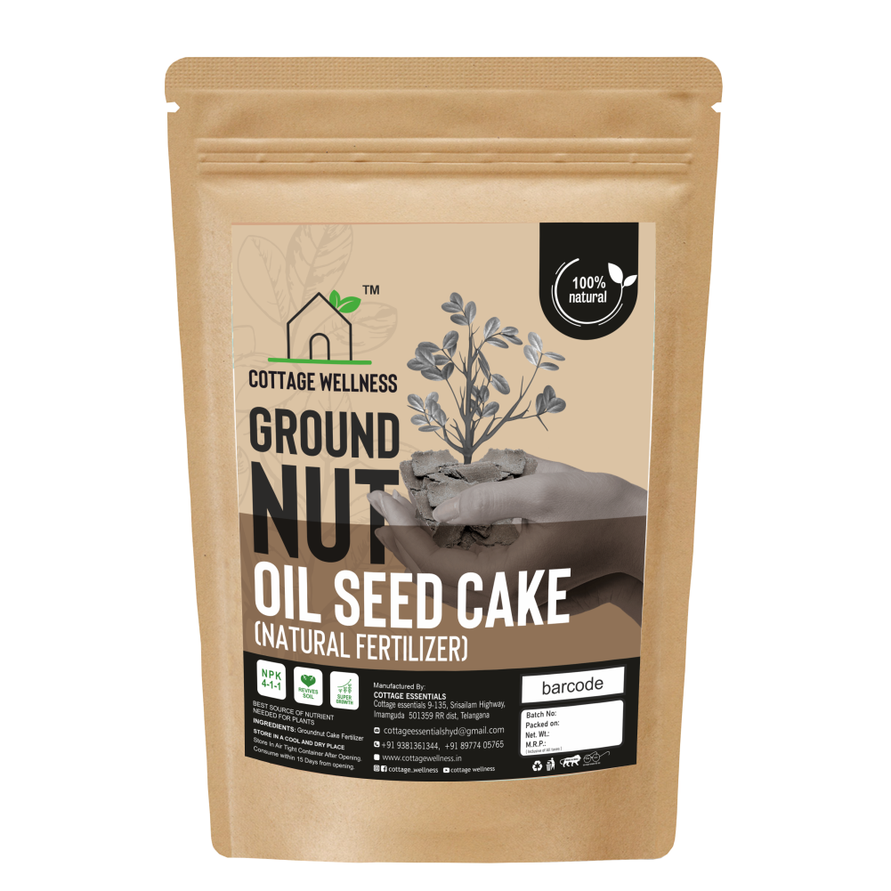 Cottage Wellness Groundnut Oil Seed Cake Fertilizer