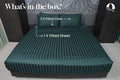 Green Gables, 500TC, Stripes Bedsheet Set