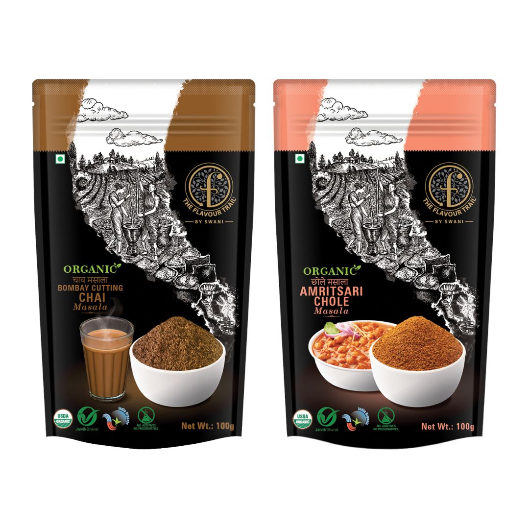 The Flavour Trail Bombay Cutting Chai Masala, Amritsari Chole Masala