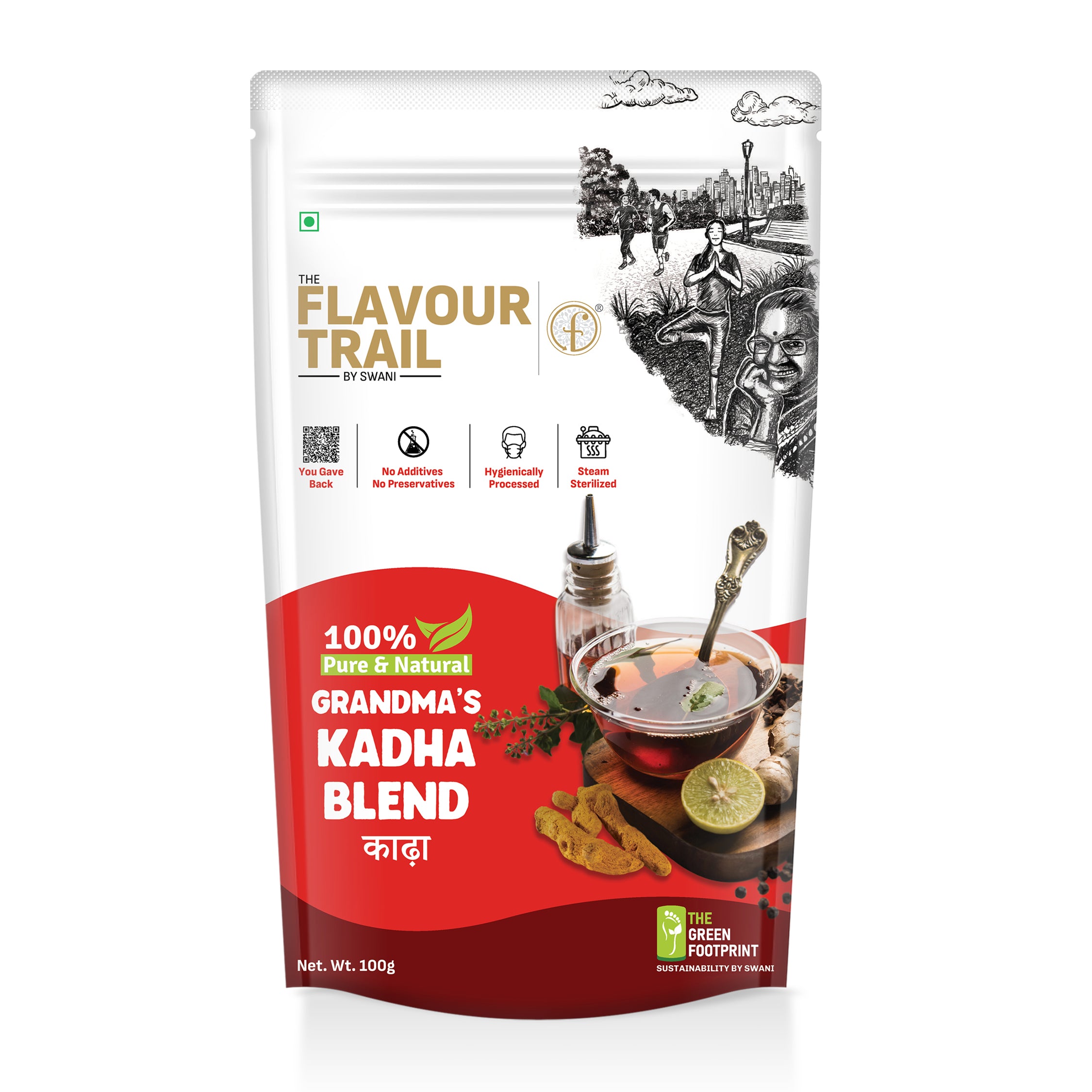 The Flavour Trail Grandma's Organic Kadha Blend