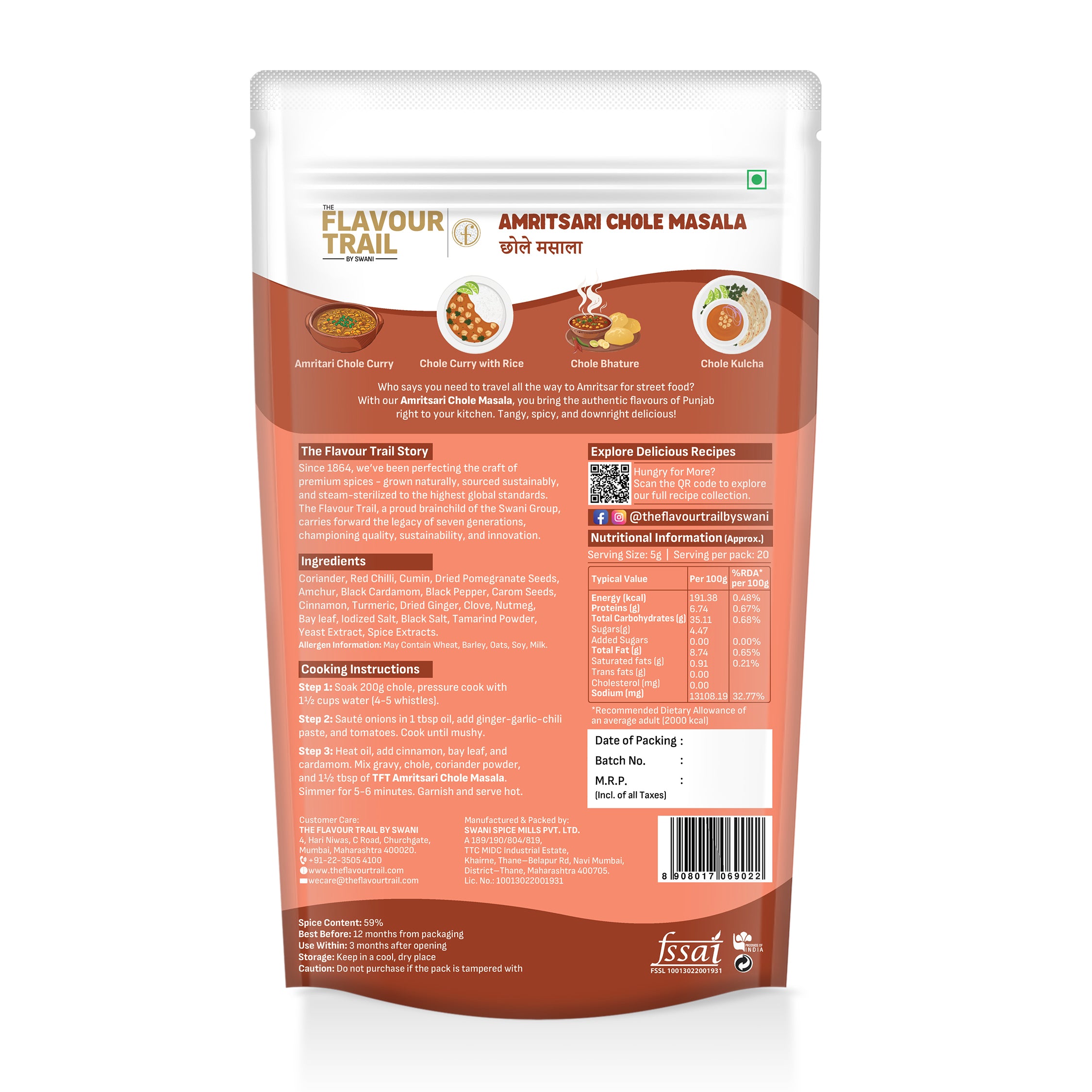 The Flavour Trail  Amritsari Chole Masala