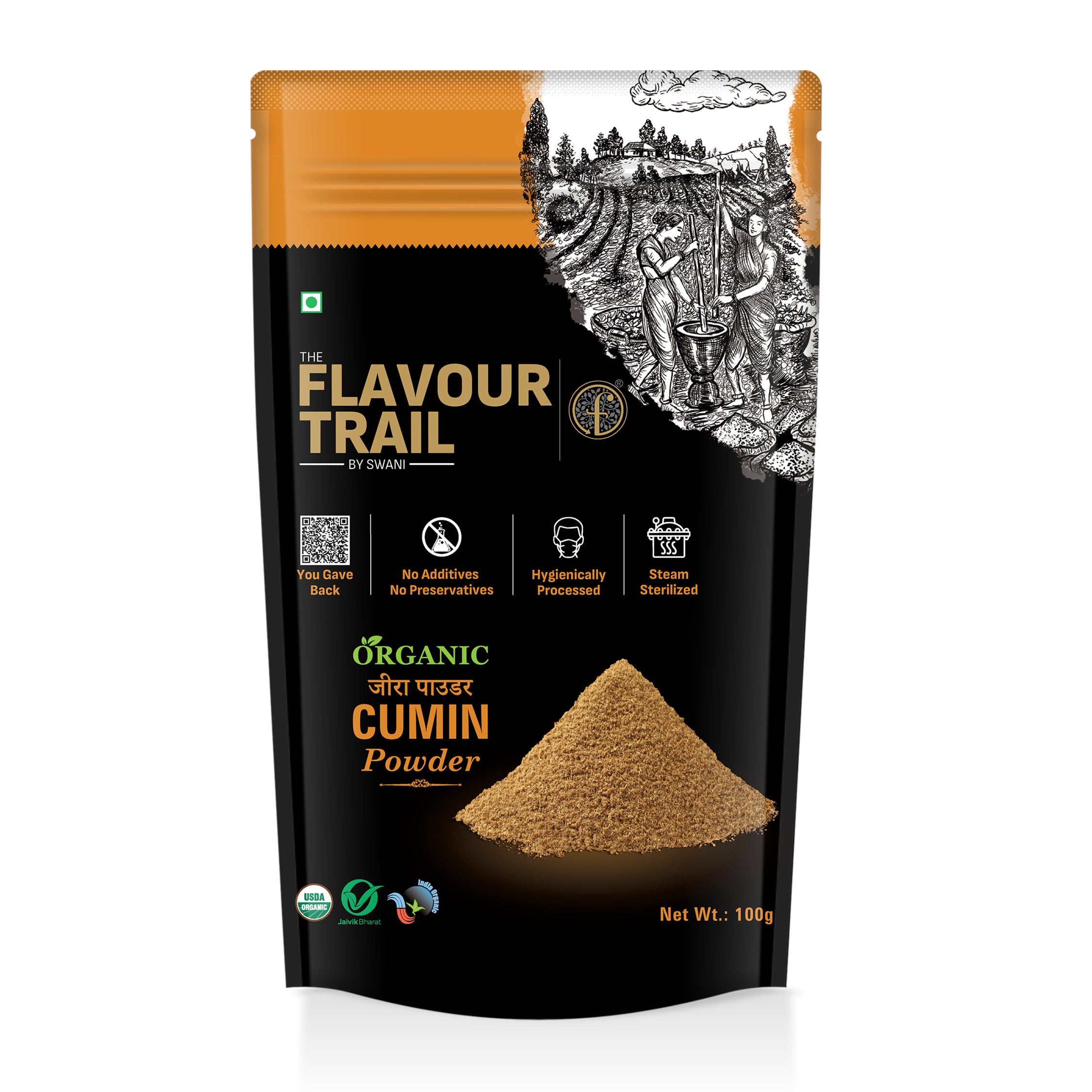 The Flavour Trail Organic Cumin Powder
