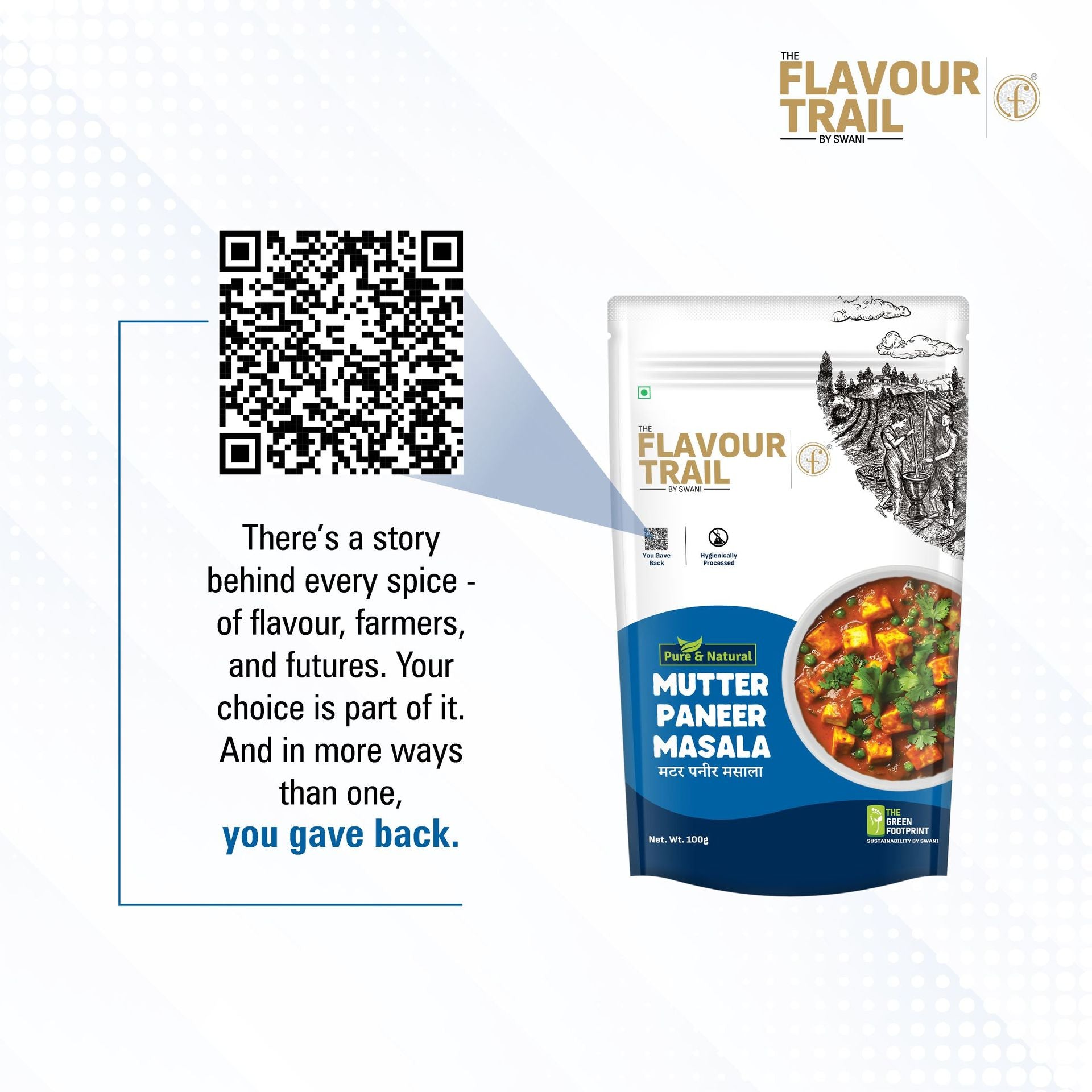 The Flavour Trail - Pure & Natural Mutter Paneer Masala